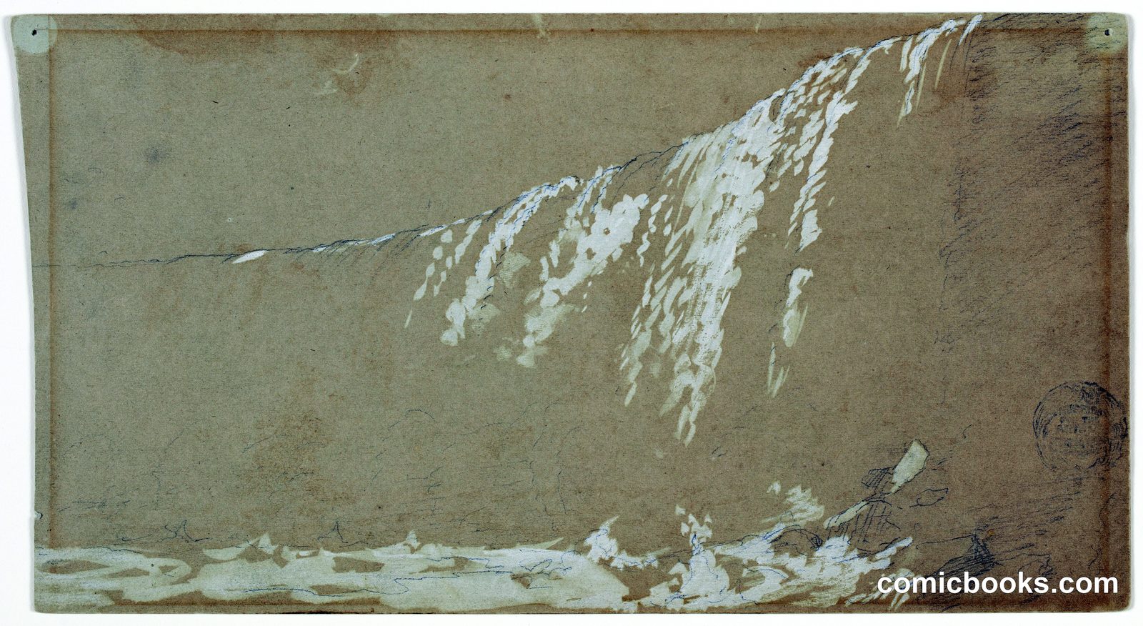 Horseshoe Falls on the Niagara River, Canada by Frederic Edwin Church, American, 1826–1900