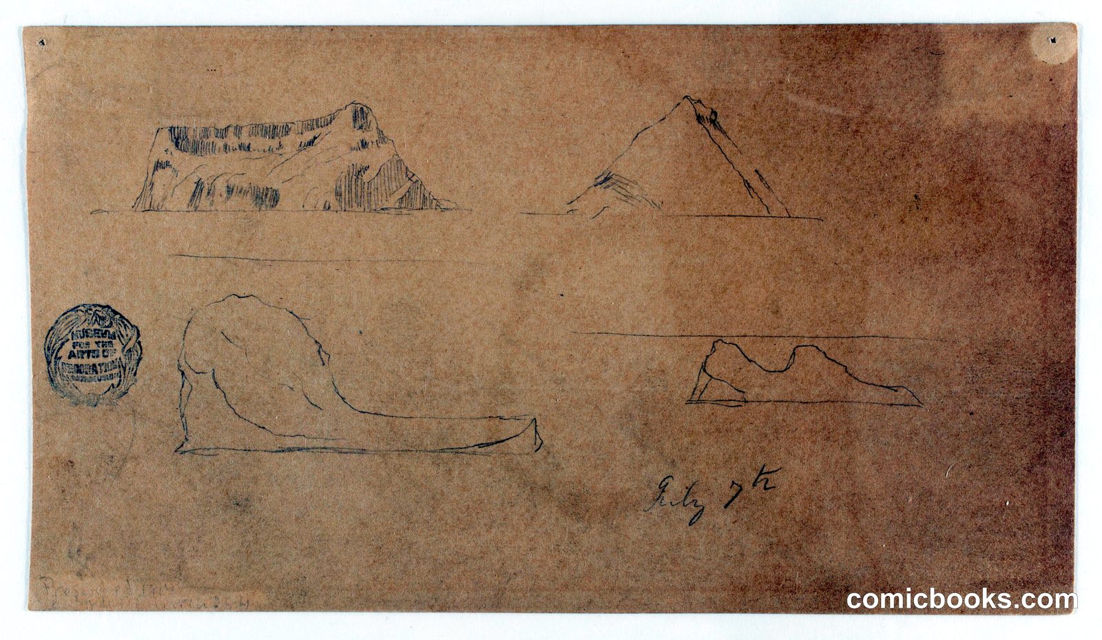 Four Floating Icebergs, Canada by Frederic Edwin Church, American, 1826–1900