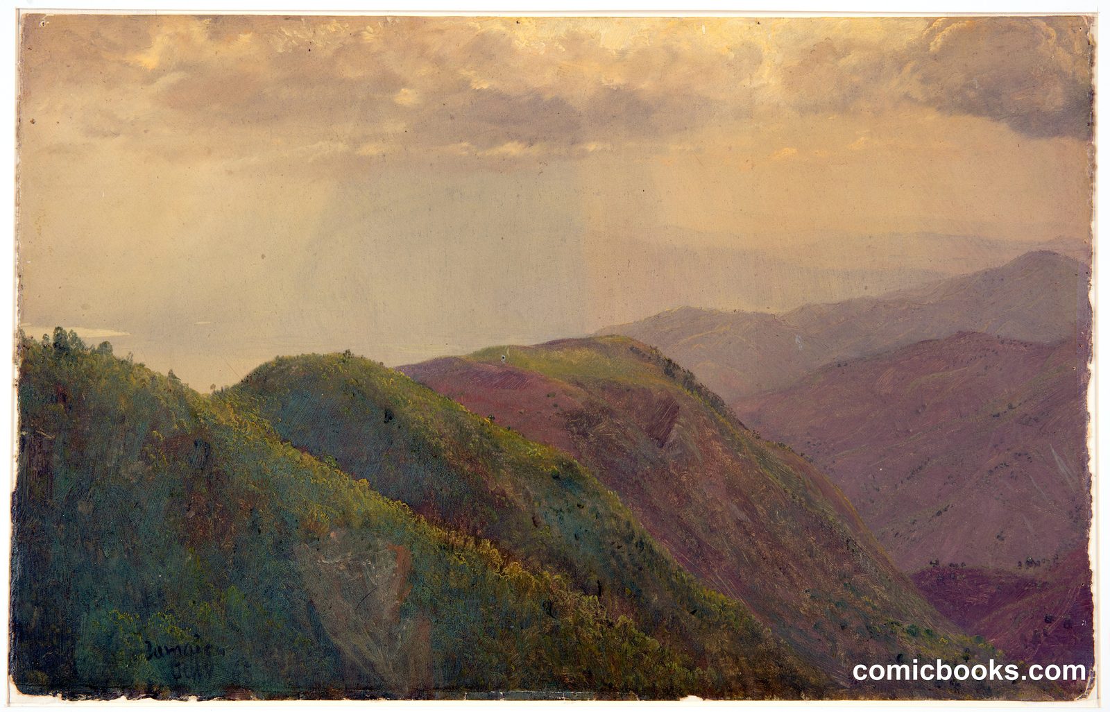 The Blue Mountains of Jamaica by Frederic Edwin Church, American, 1826–1900