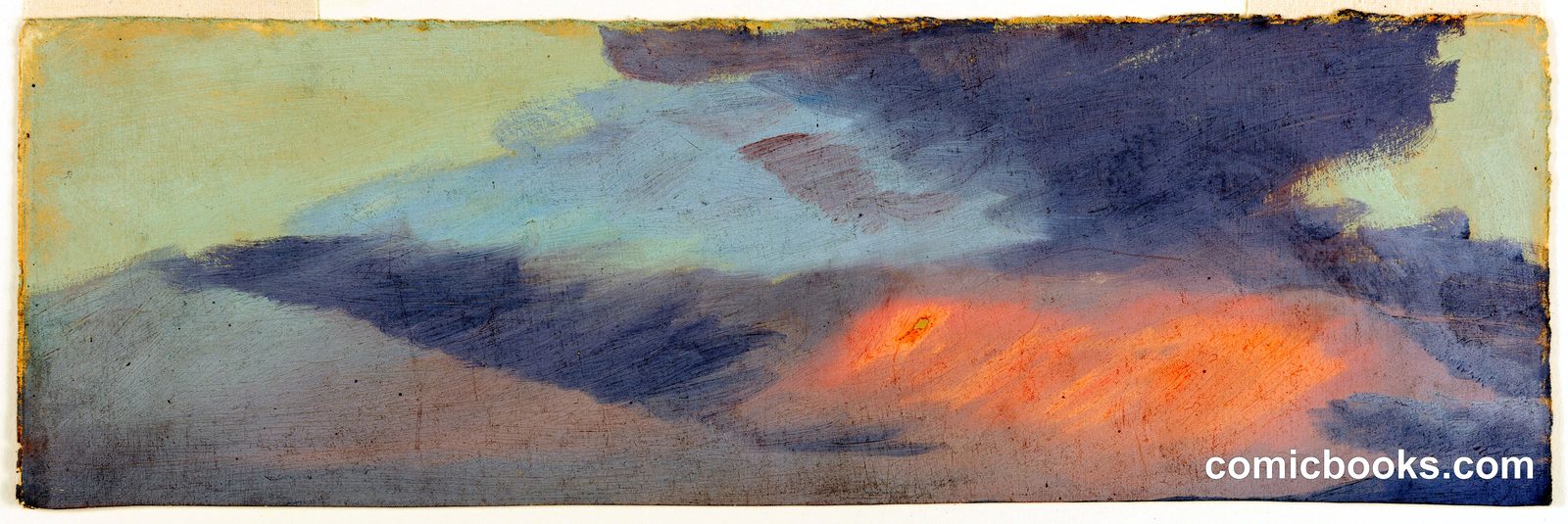 Cloud Sketch, Sunset by Frederic Edwin Church, American, 1826–1900