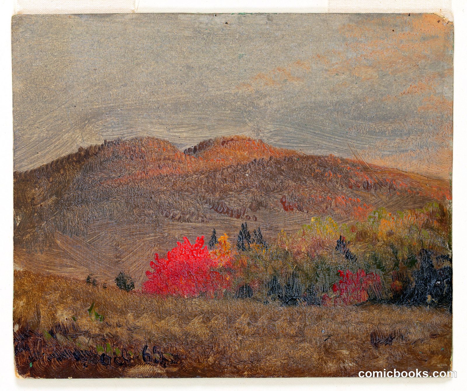 Autumn Landscape, Vermont by Frederic Edwin Church, American, 1826–1900