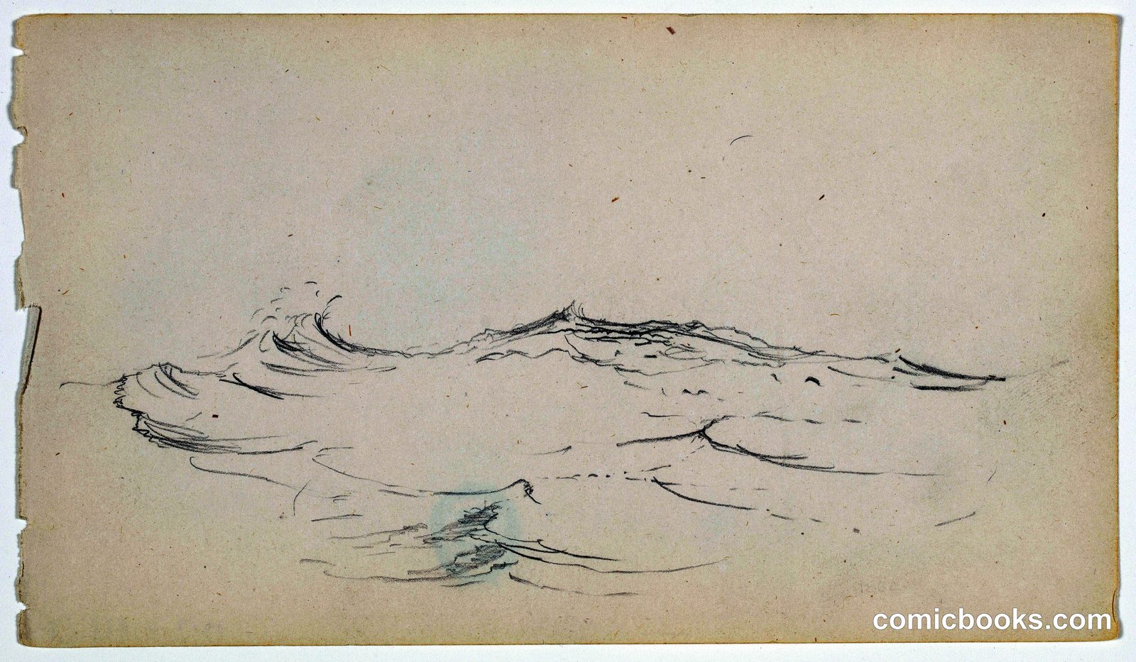 Ocean Waves, Mt. Desert Island, Maine by Frederic Edwin Church, American, 1826–1900
