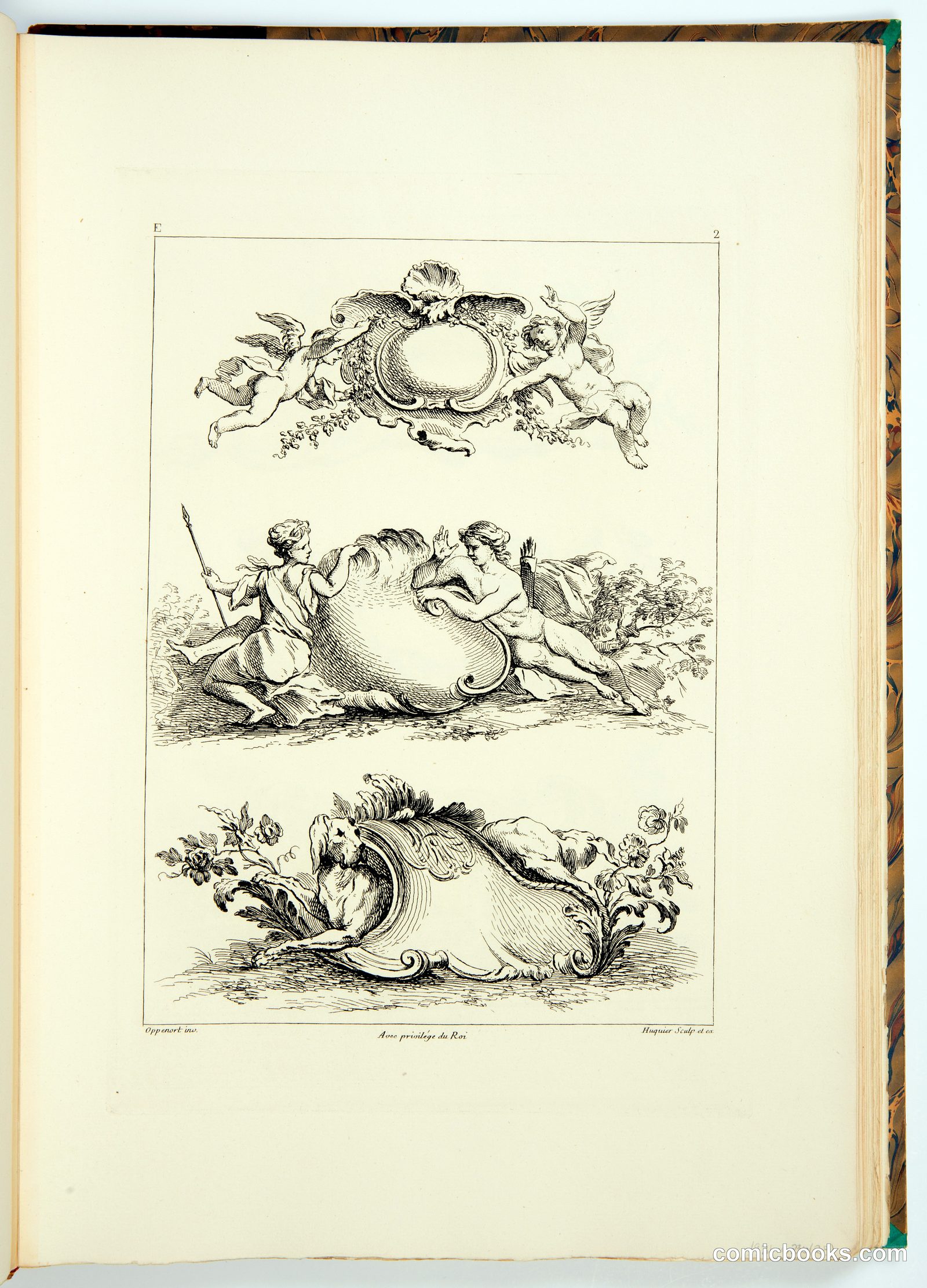 Designs for Cartouches by Gilles-Marie Oppenord, French, 1672–1742