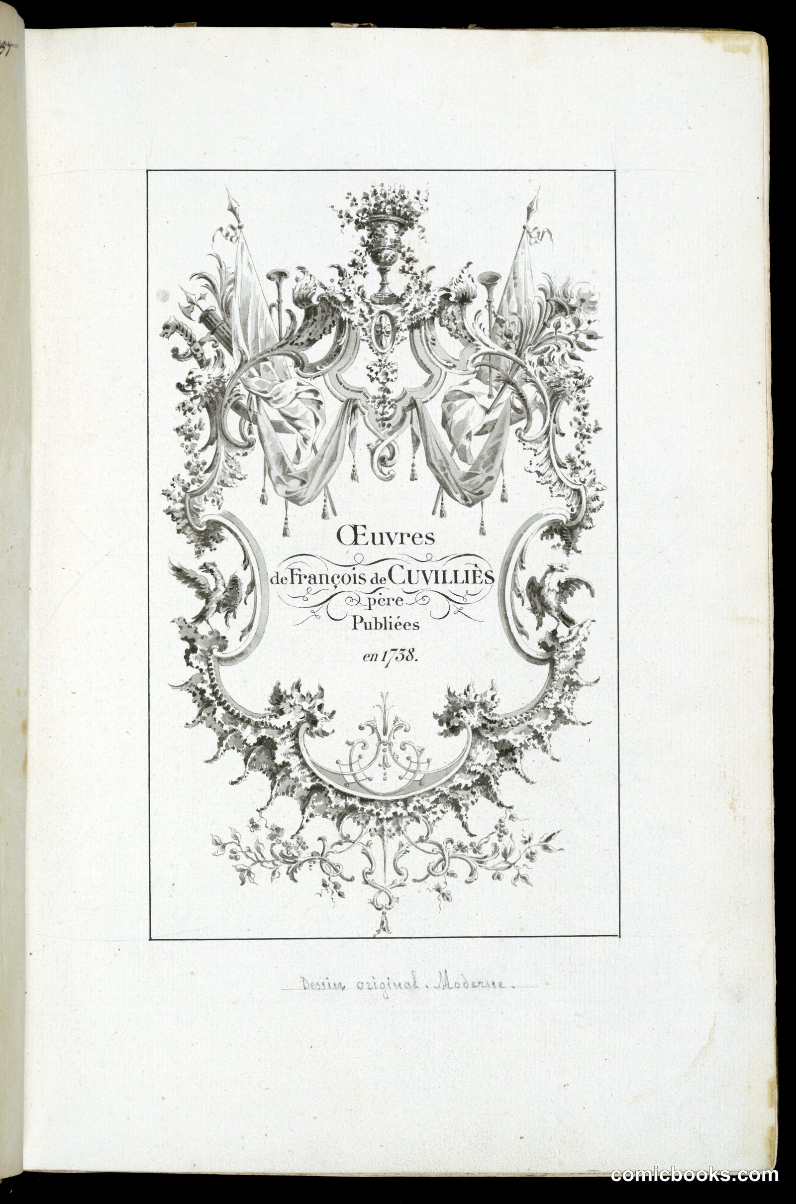 Œuvres de François de Cuvilliés père, Publiées en 1758 by François de Cuvilliés the Elder, Belgian