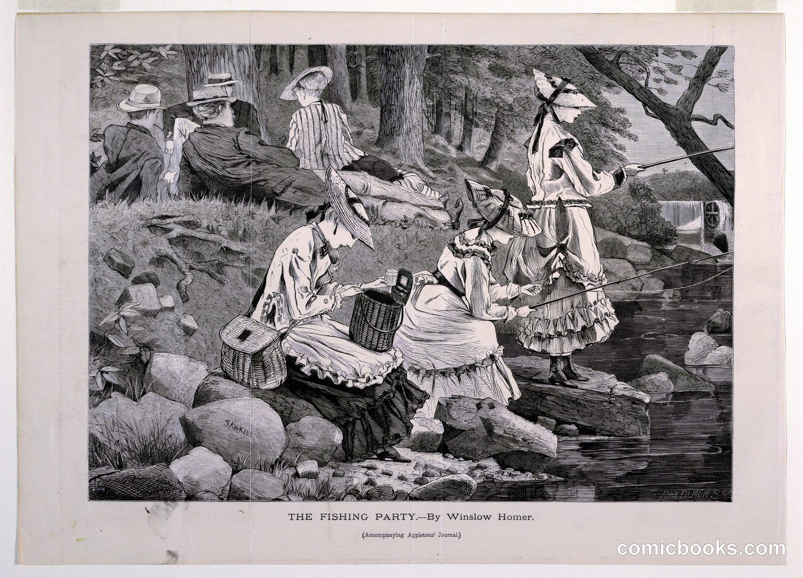 The Fishing Party by Winslow Homer, American, 1836–1910