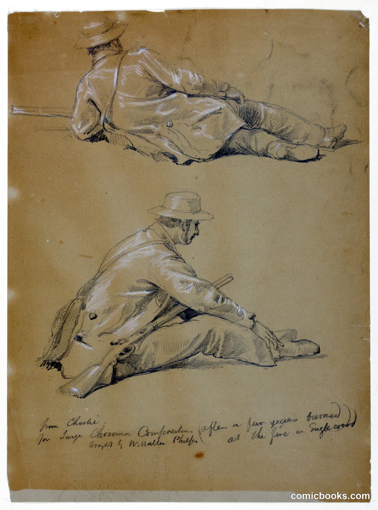 Two Studies of the Artist's Son Charlie by Daniel Huntington, American, 1816–1906