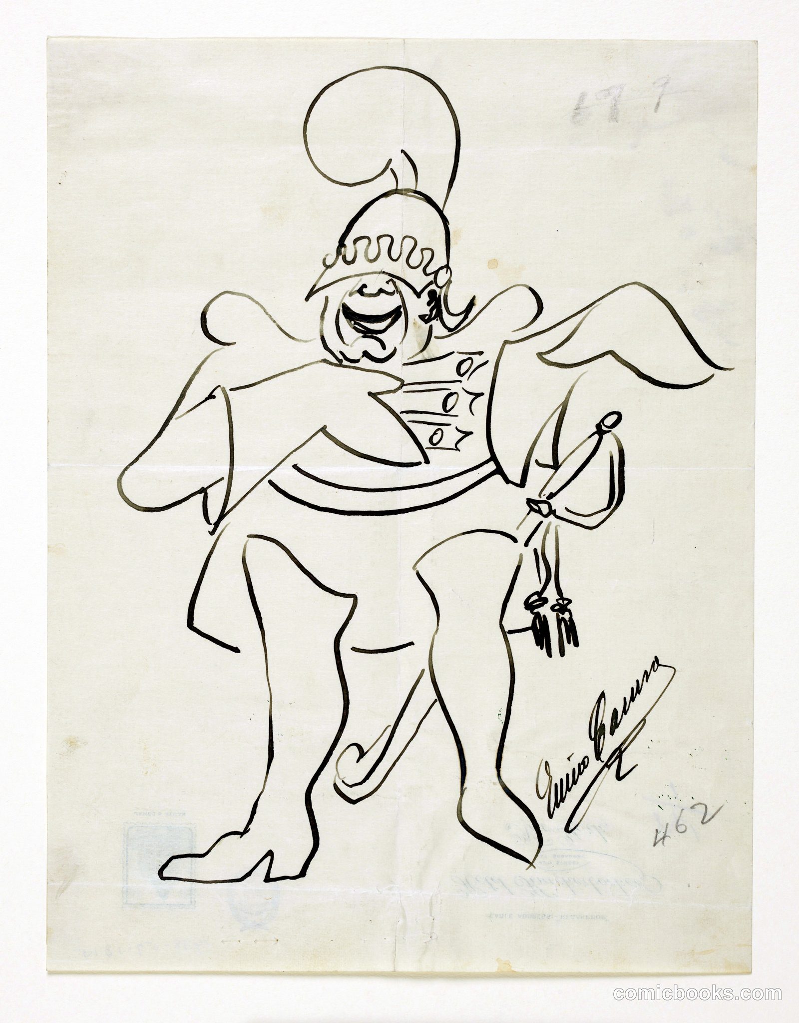 Character Design Study by Enrico Caruso, Italian, 1873–1921