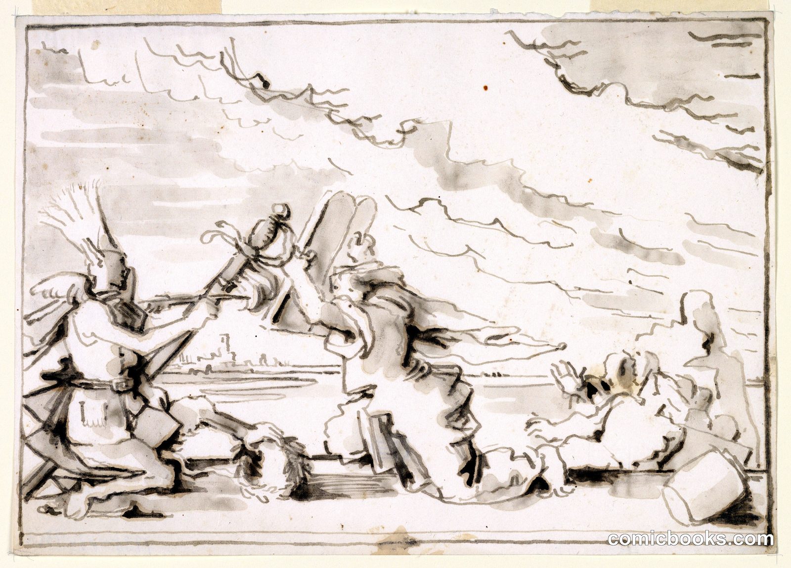 War and Divine Law by Fortunato Duranti, Italian