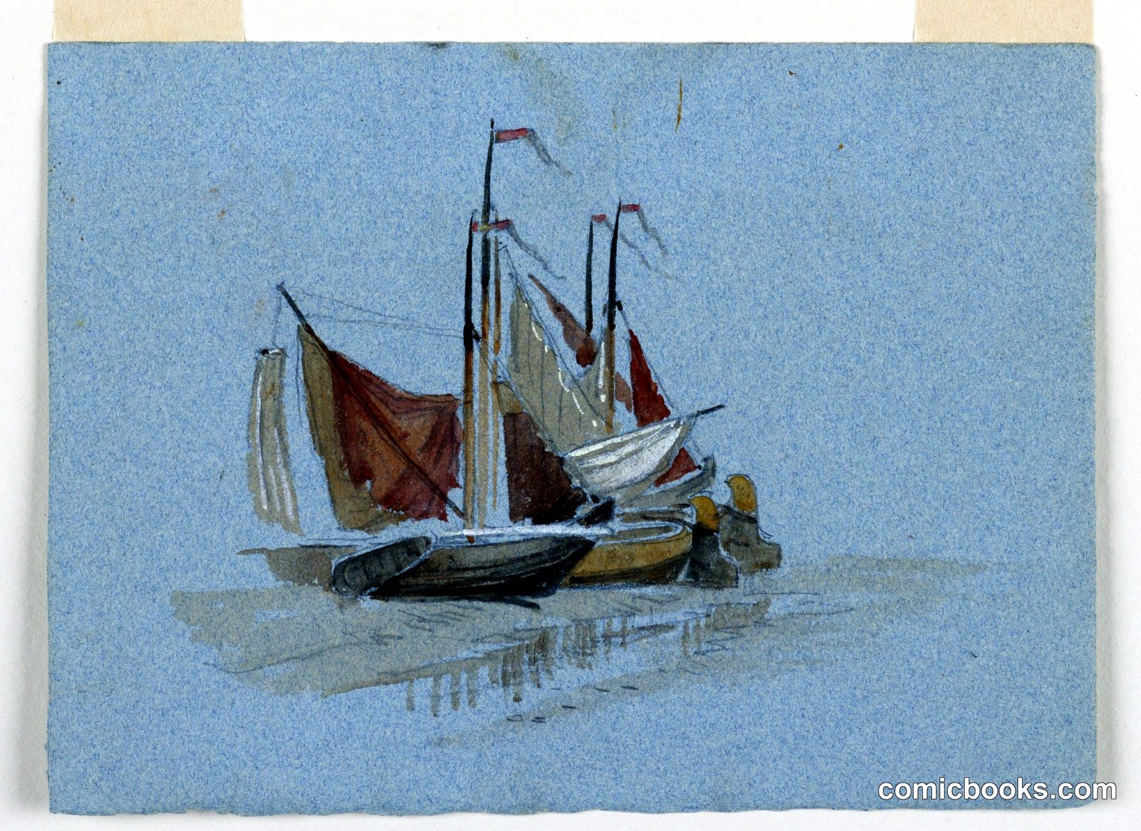 Fishing Vessels by Samuel Colman, American, 1832–1920