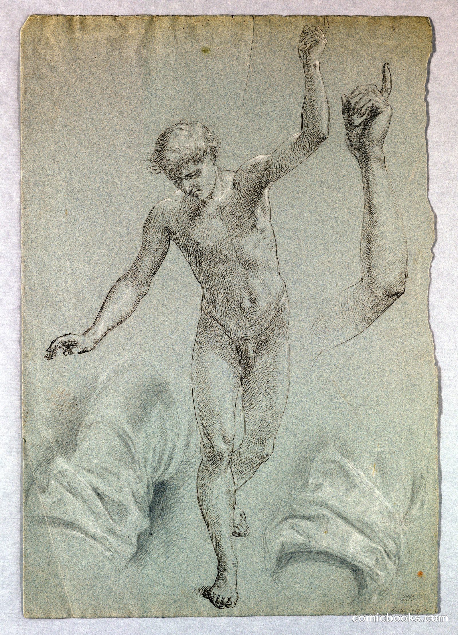 Study for 'Mercy's Dream' by Daniel Huntington, American, 1816–1906