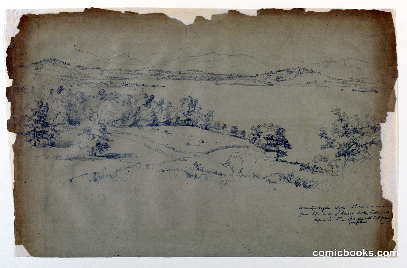 Winnipesaukee Lake, Chocorua in Distance by Daniel Huntington, American, 1816–1906