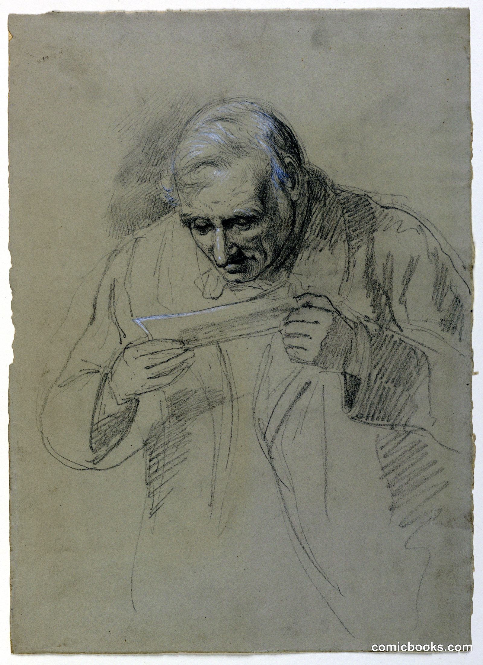 Portrait of the Artist's Father by Daniel Huntington, American, 1816–1906