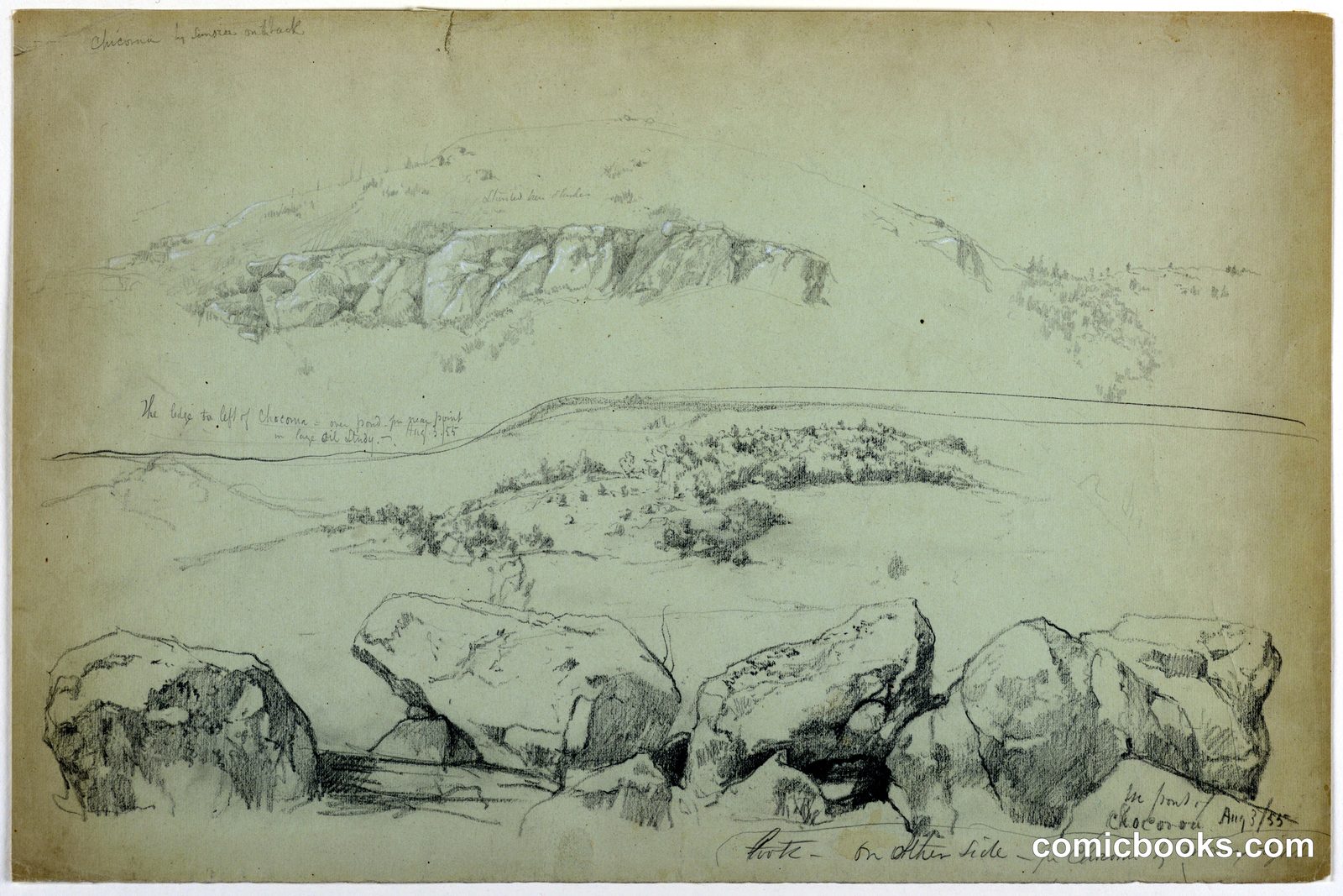 In Front of Mount Chocorua, New Hampshire by Daniel Huntington, American, 1816–1906