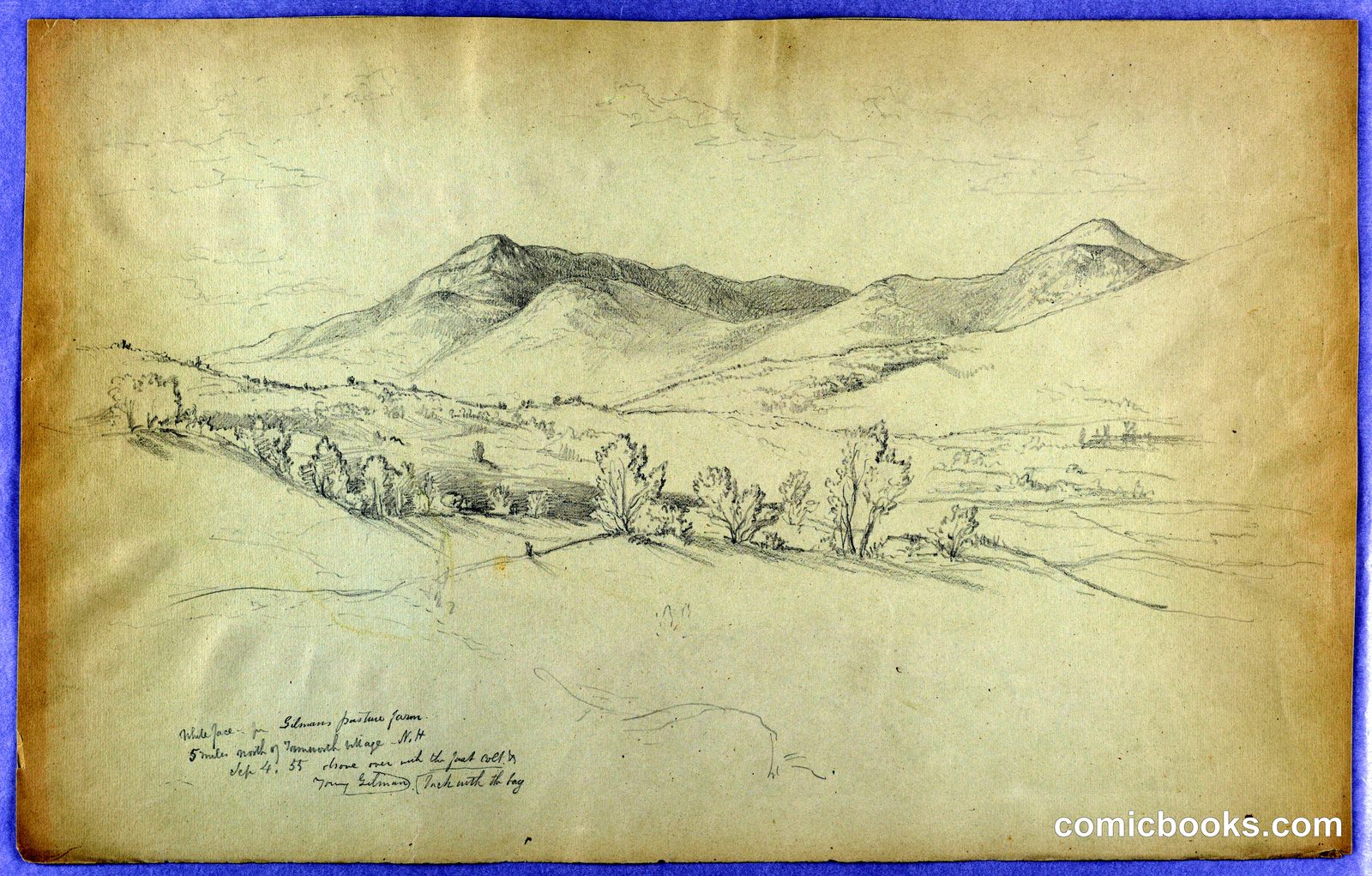 Whiteface Mountain, North of Tamworth Village, New Hampshire by Daniel Huntington, American, 1816–1906