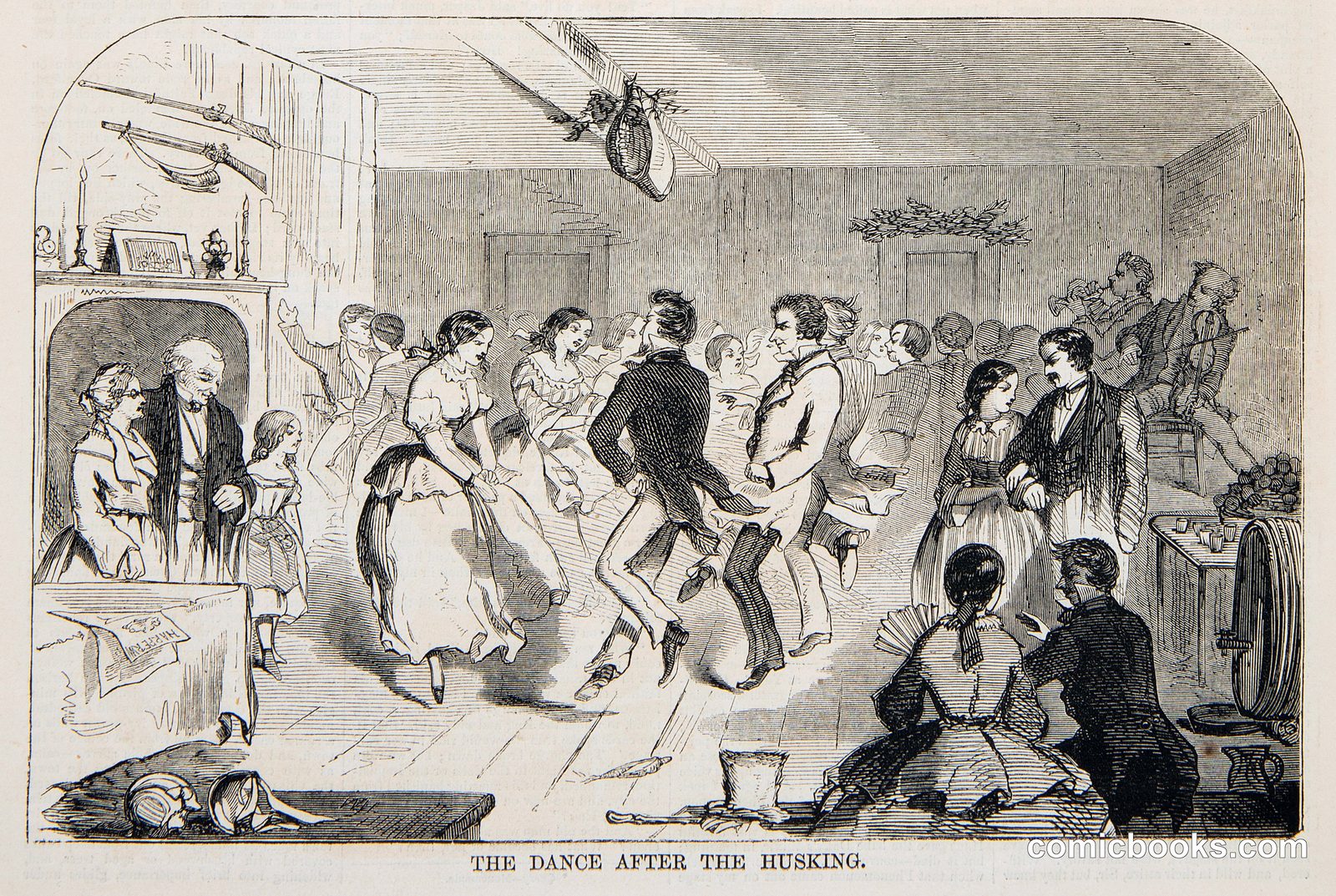 The Dance after the Husking by Winslow Homer, American, 1836–1910