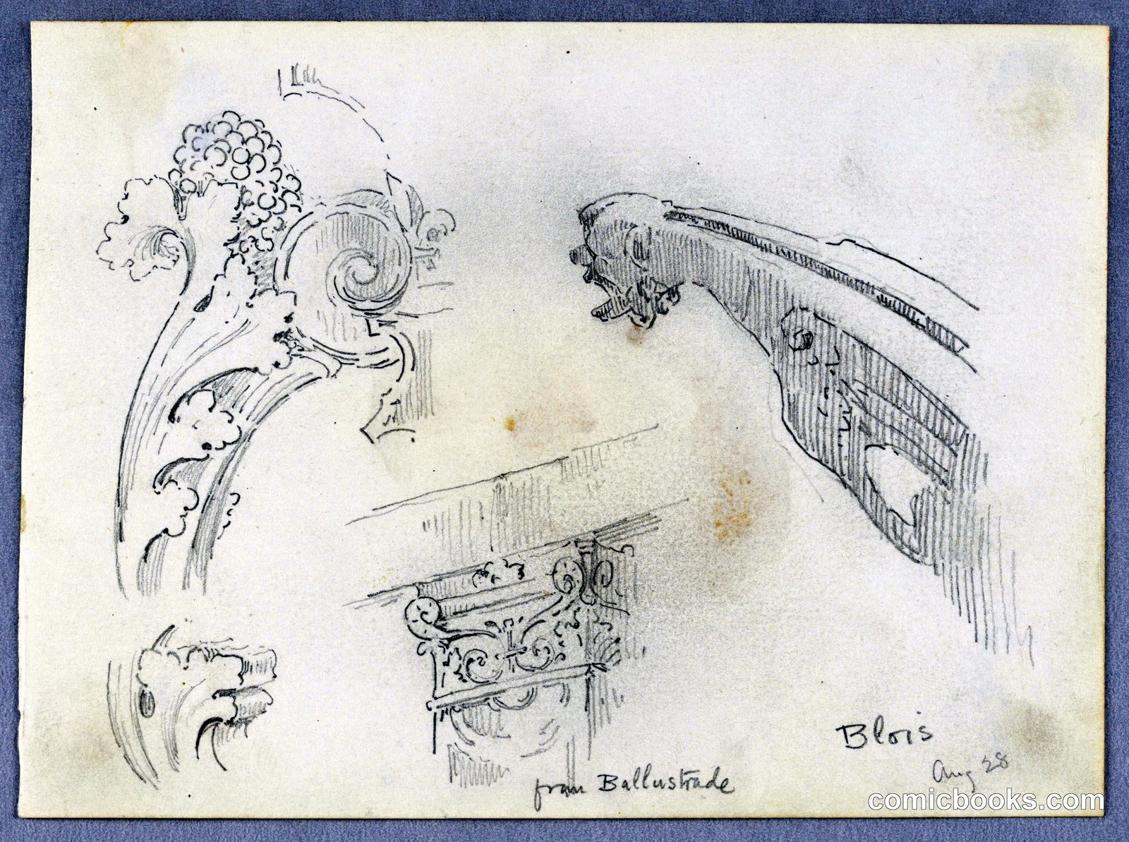 Architectural Details at Blois by Arnold William Brunner, American, 1857–1925