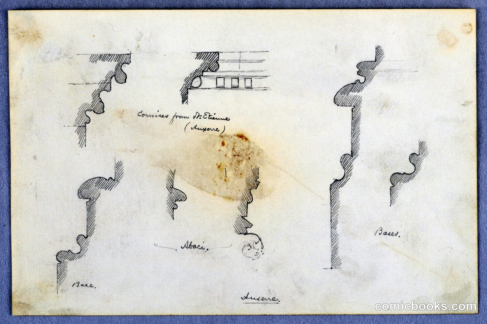 Architectural Details of Stonework—Auxerre by Arnold William Brunner, American, 1857–1925