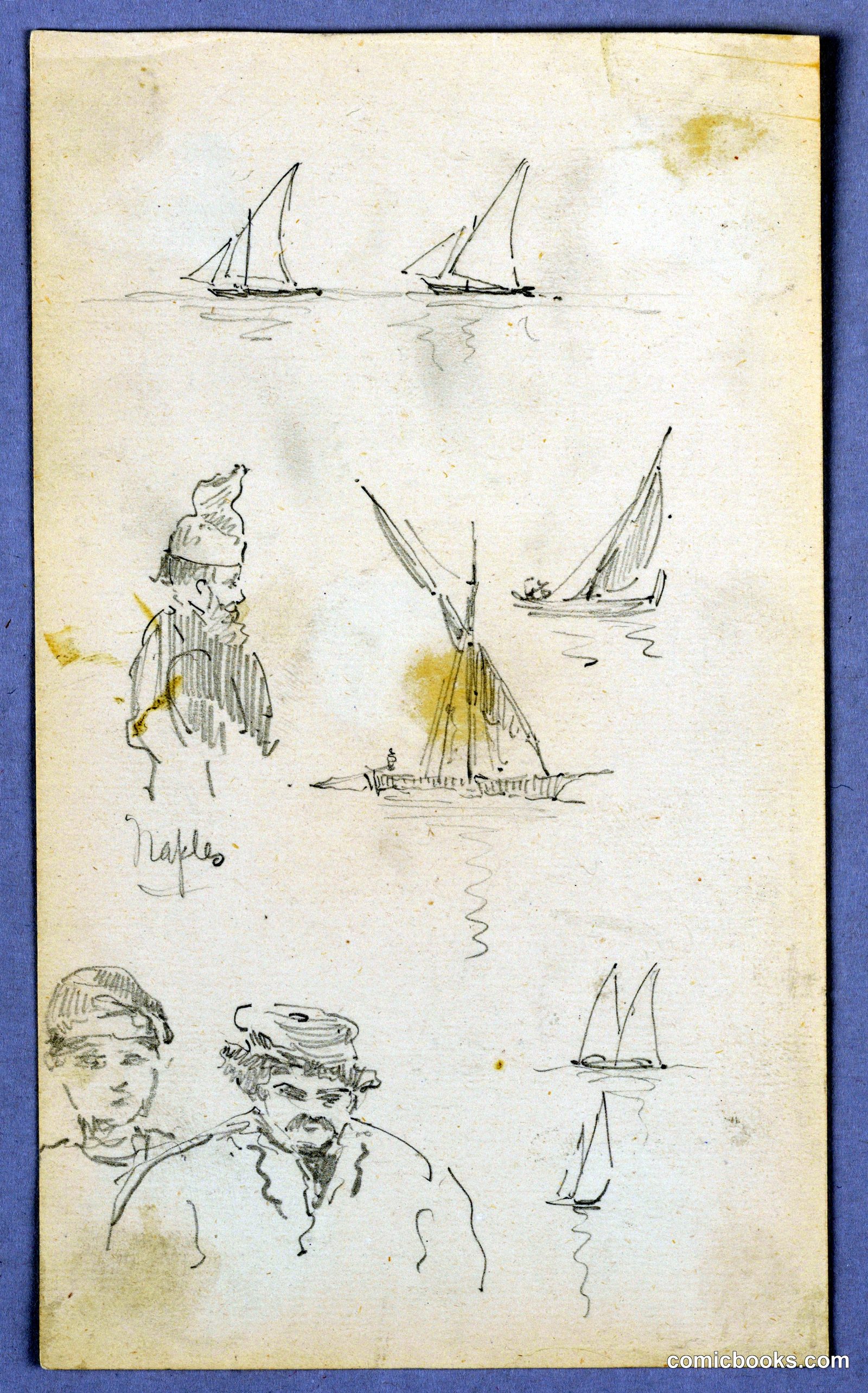 Sketches in Naples by Arnold William Brunner, American, 1857–1925