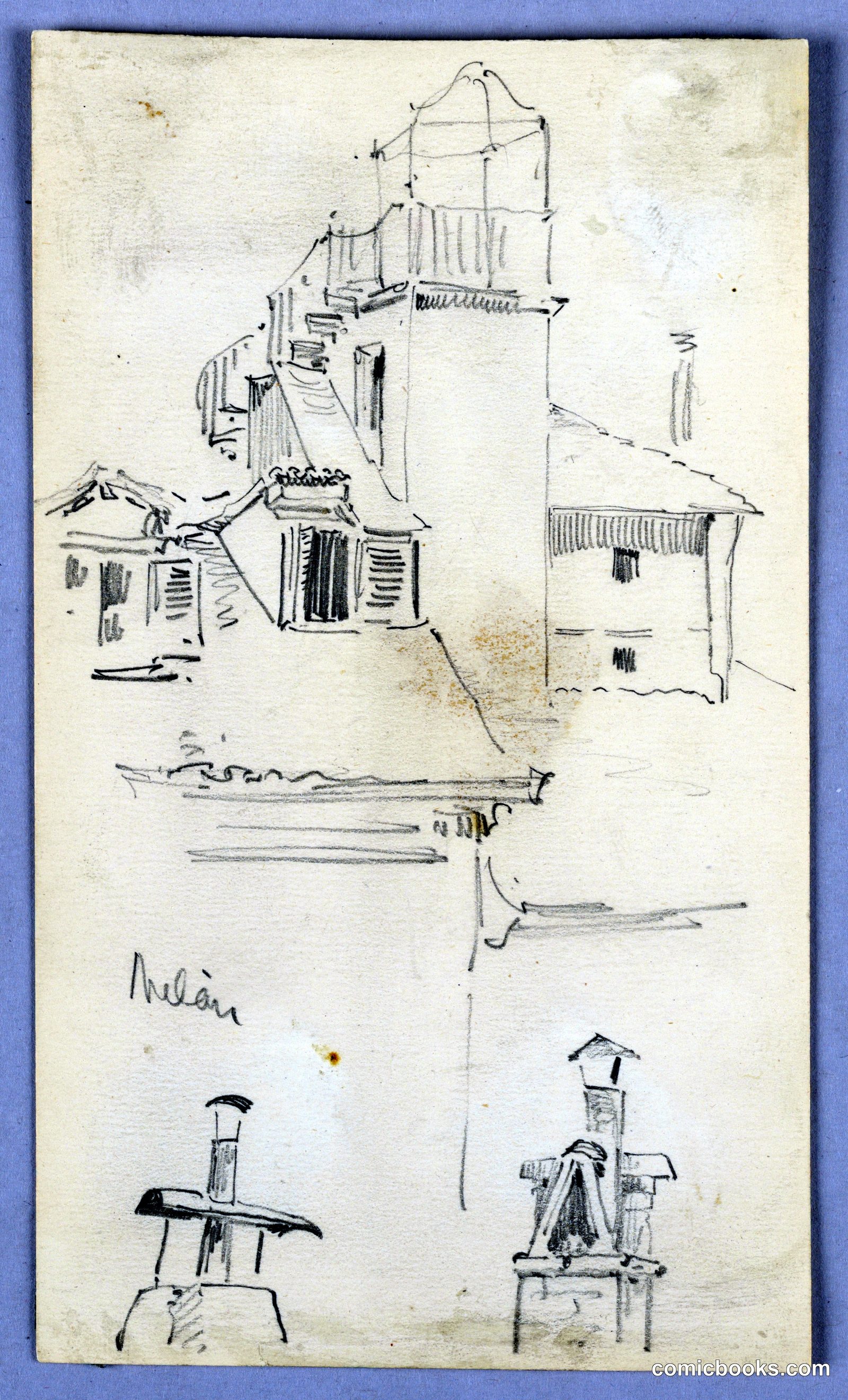 Sketches in Milan by Arnold William Brunner, American, 1857–1925