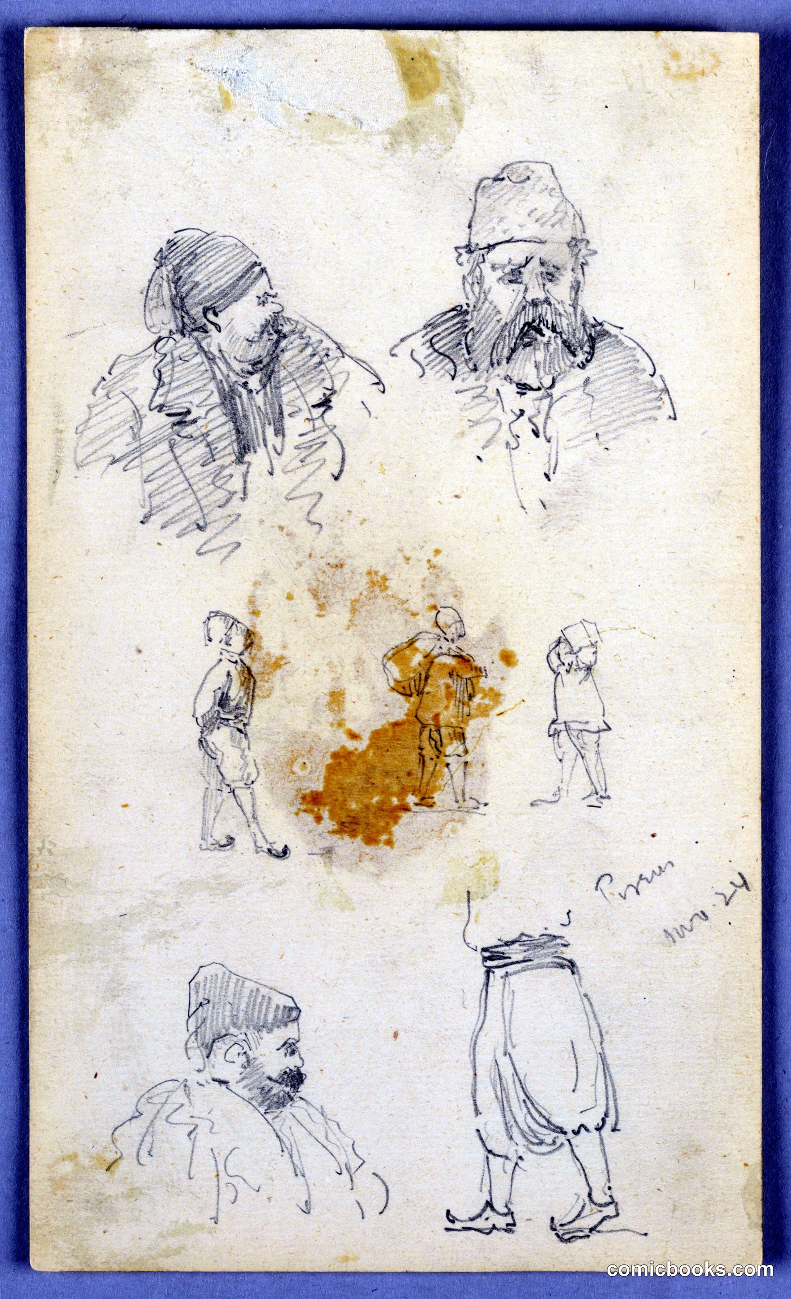 Sketches at Piraeus by Arnold William Brunner, American, 1857–1925