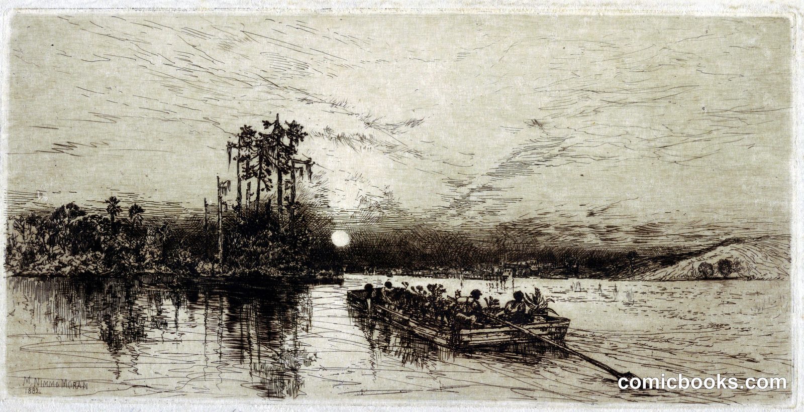 St. John's River, Florida by Mary Nimmo Moran, American, 1842–1899
