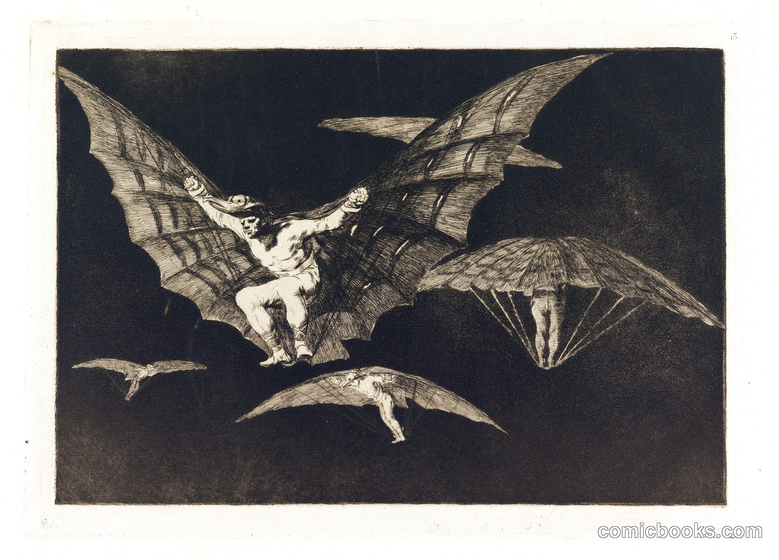 Modo de Volar (A Way of Flying) by Francisco de Goya y Lucientes, Spanish