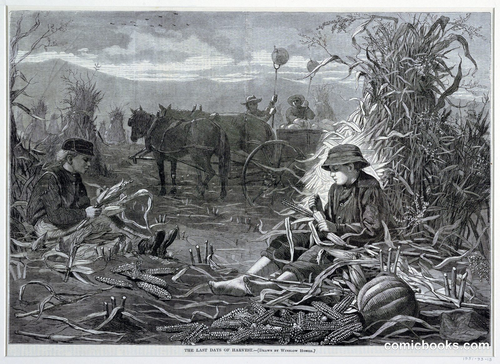 The Last Days of Harvest by Winslow Homer, American, 1836–1910