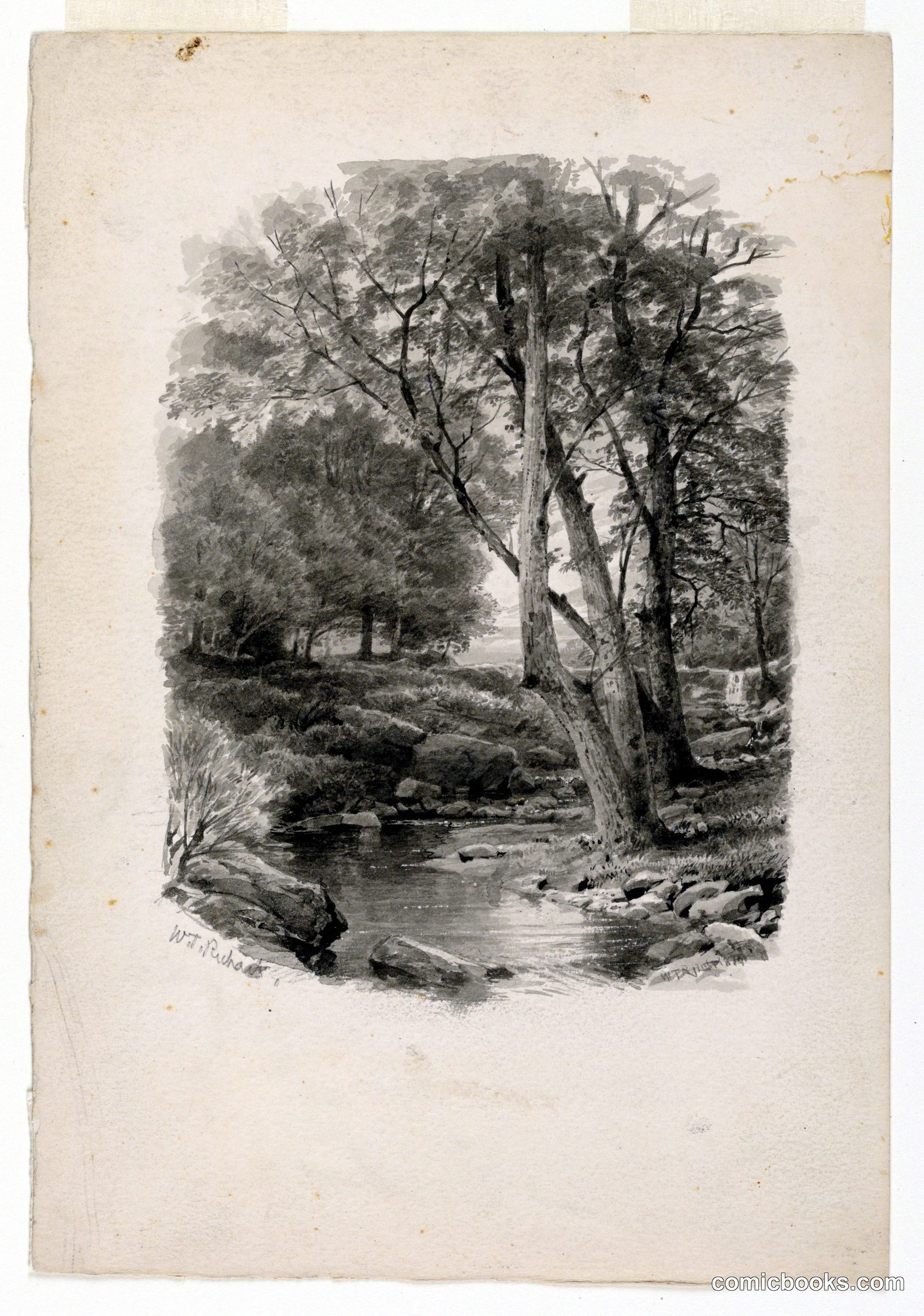 Pool in the Woods by William Trost Richards, American, 1833–1905