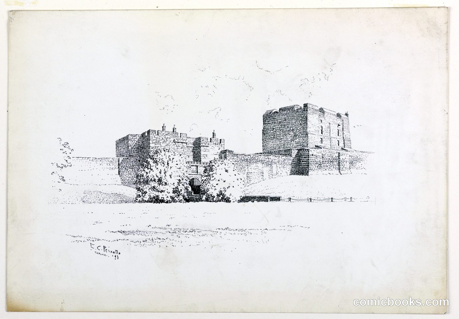 The Castle of Carlisle by Ernest Clifford Peixotto, American, 1869–1940