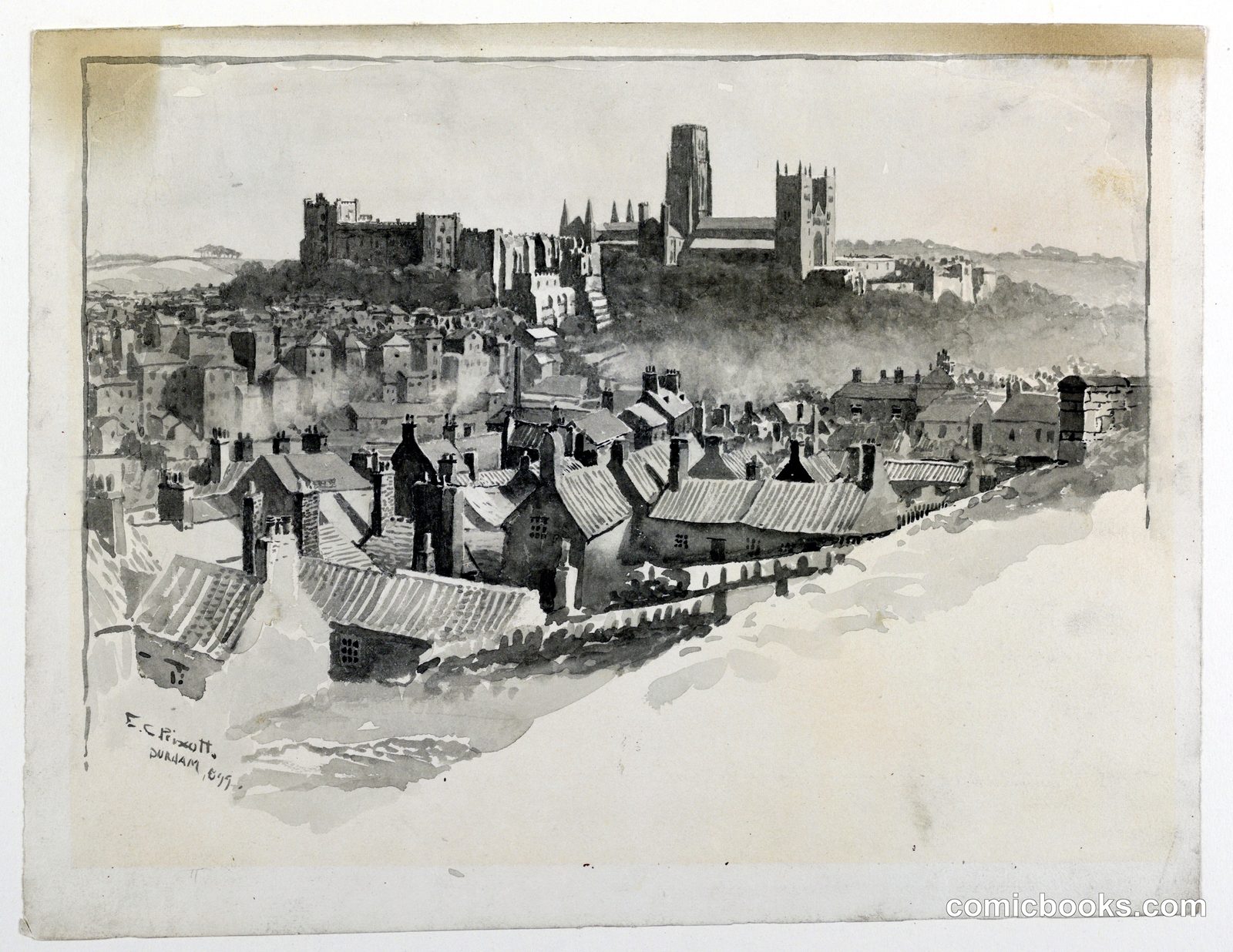 Durham, England by Ernest Clifford Peixotto, American, 1869–1940