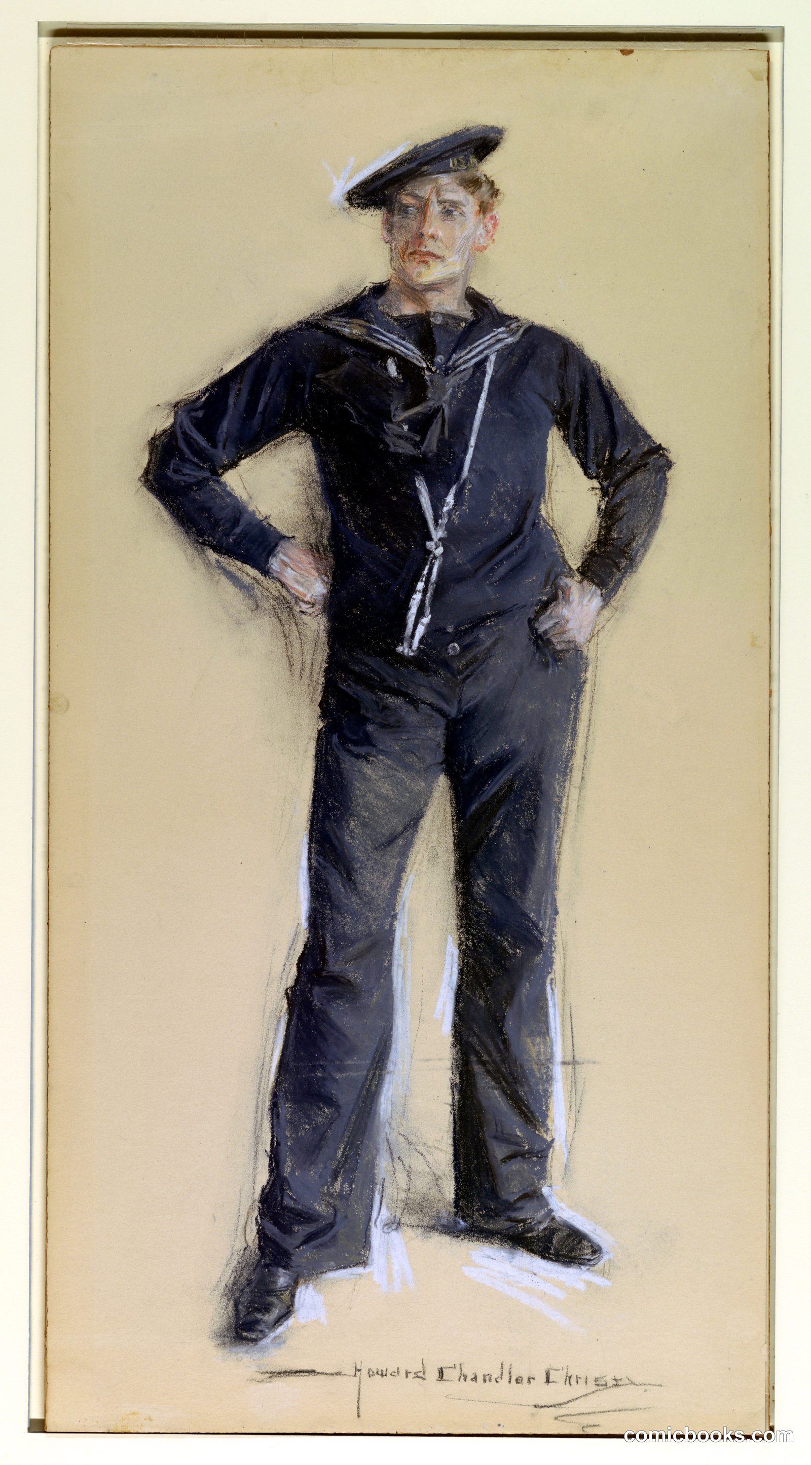 A Jack Tar (Spanish American War) by Howard Chandler Christy