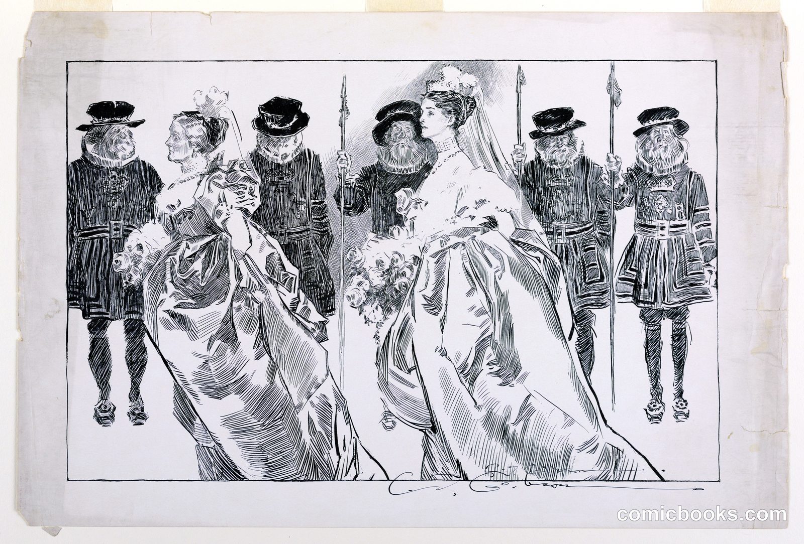 Presented at Court by Charles Dana Gibson, American, 1867–1944