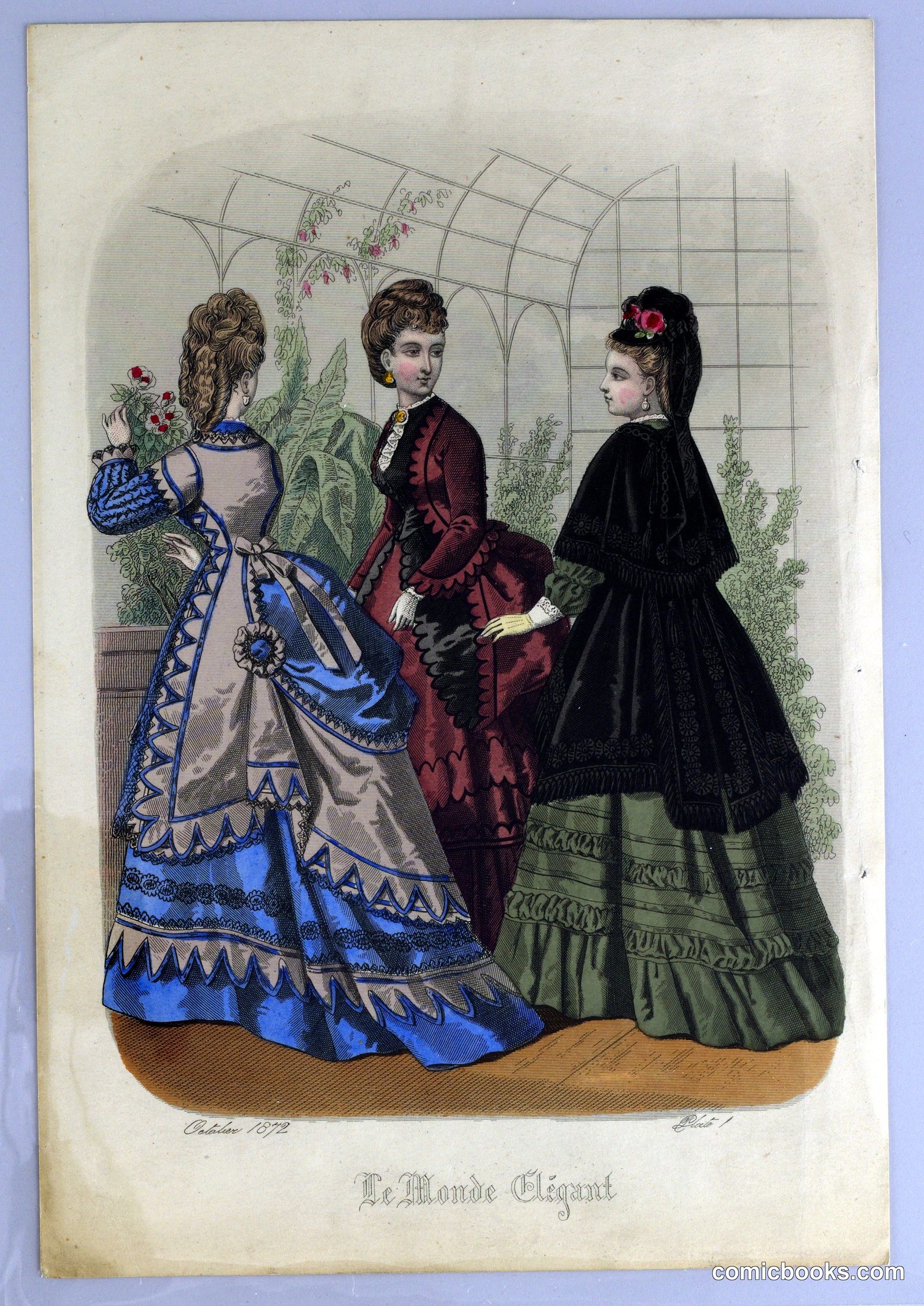 Fashion Plate from Le Monde Élégant