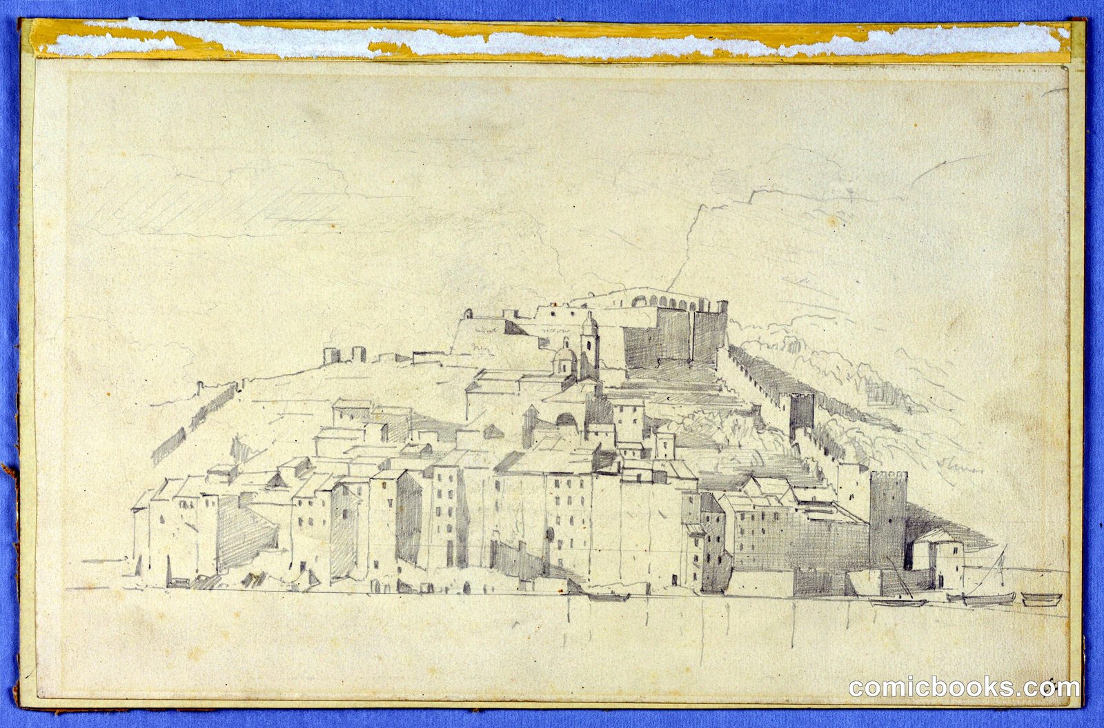 Study of Landscape, Spezia, Italy by William Stanley Haseltine, American, 1835–1900