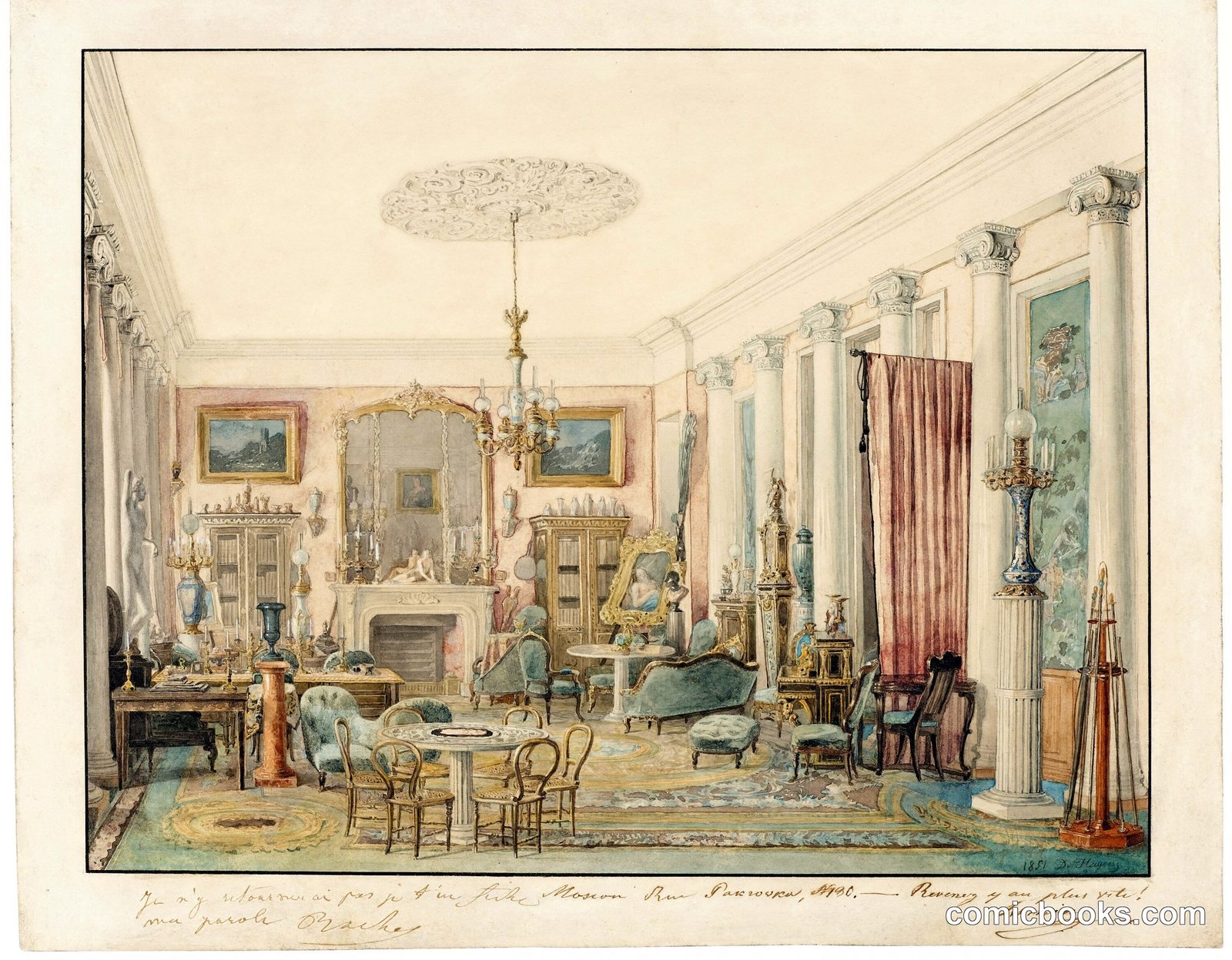 An Interior in Moscow by Dominique Hagen