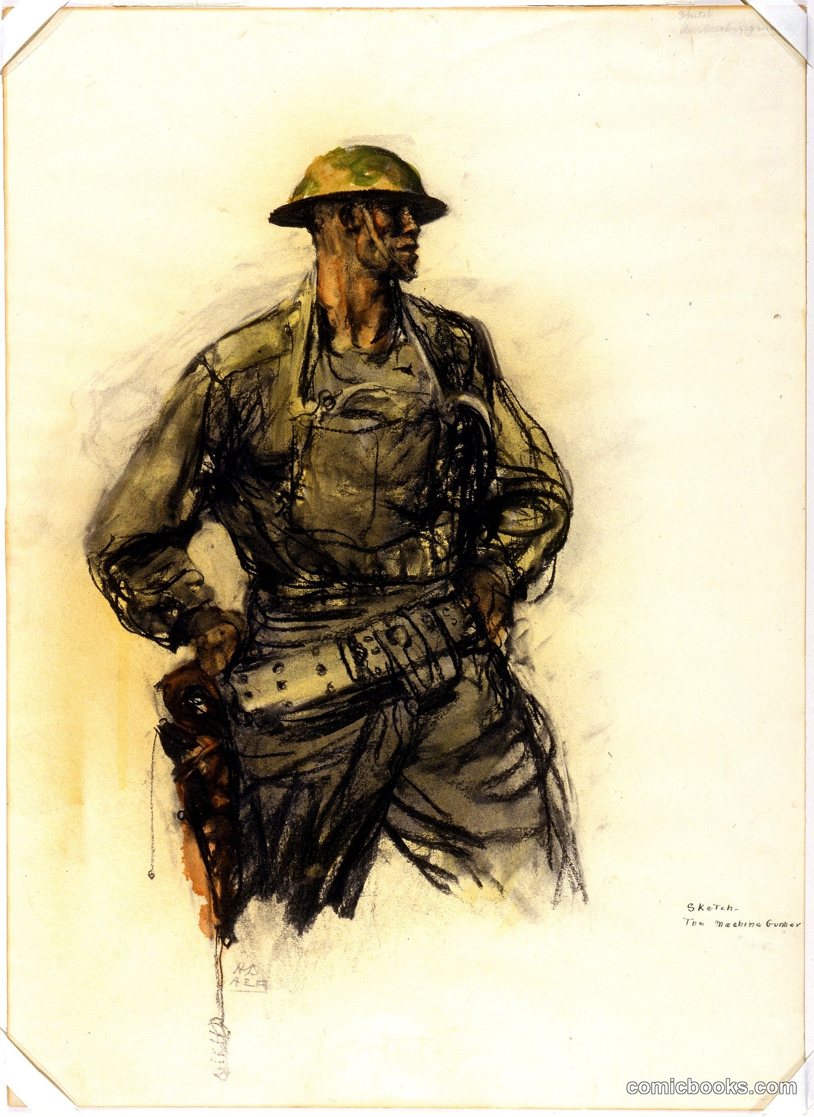 The Machine Gunner by Dunn, Harvey Thomas