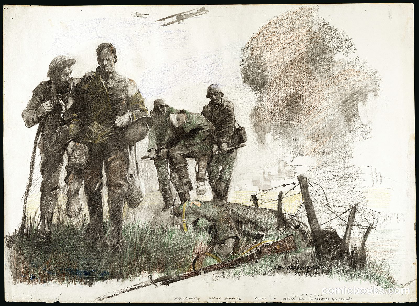 Verdun Offensive by Harding, George Matthews