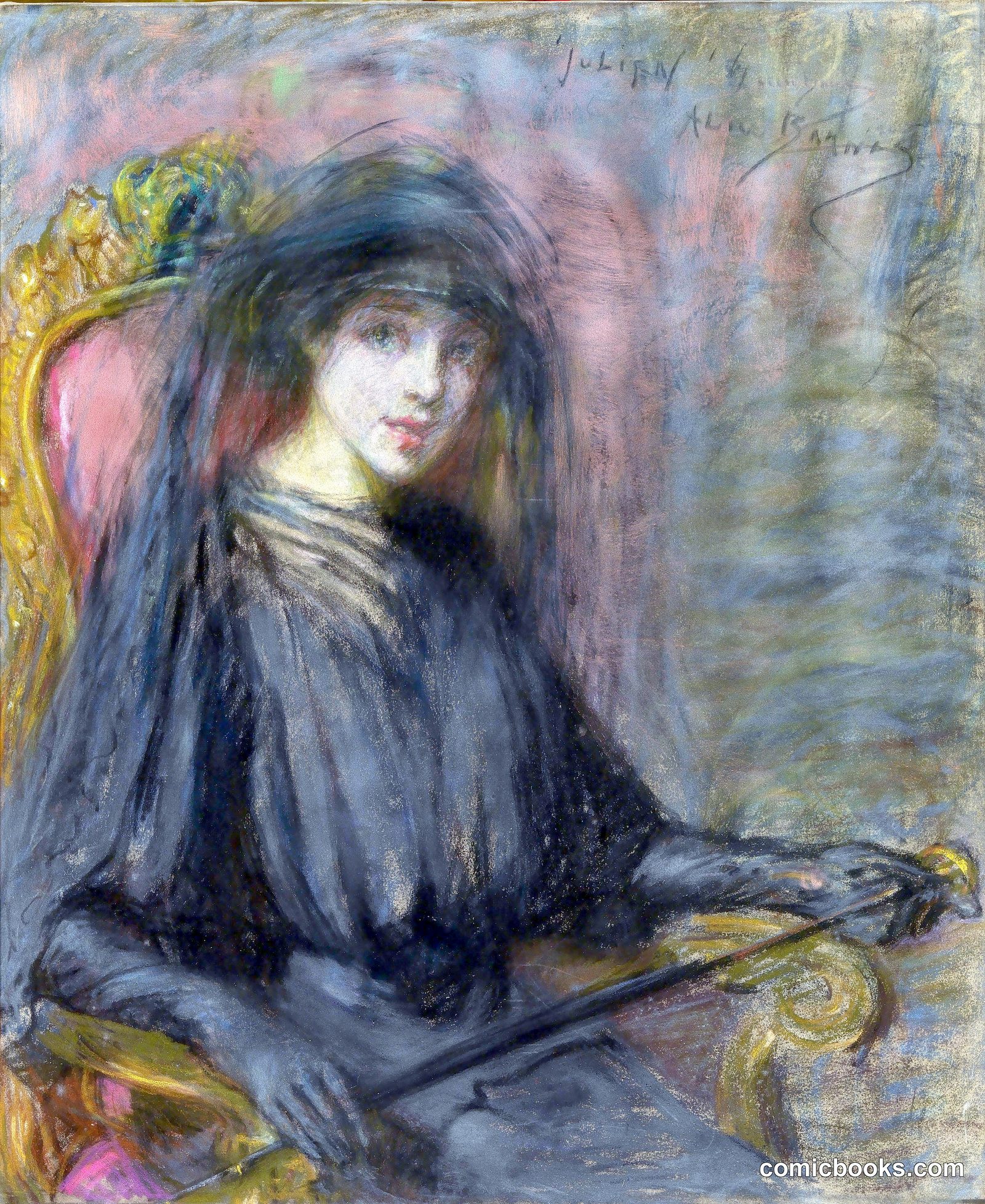 Julienne by Alice Pike Barney, born Cincinnati, OH 1857-died Los Angeles, CA 1931