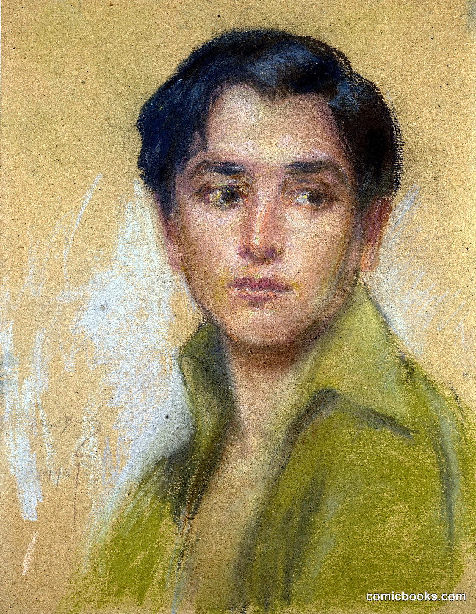 Young Poet by Alice Pike Barney, born Cincinnati, OH 1857-died Los Angeles, CA 1931