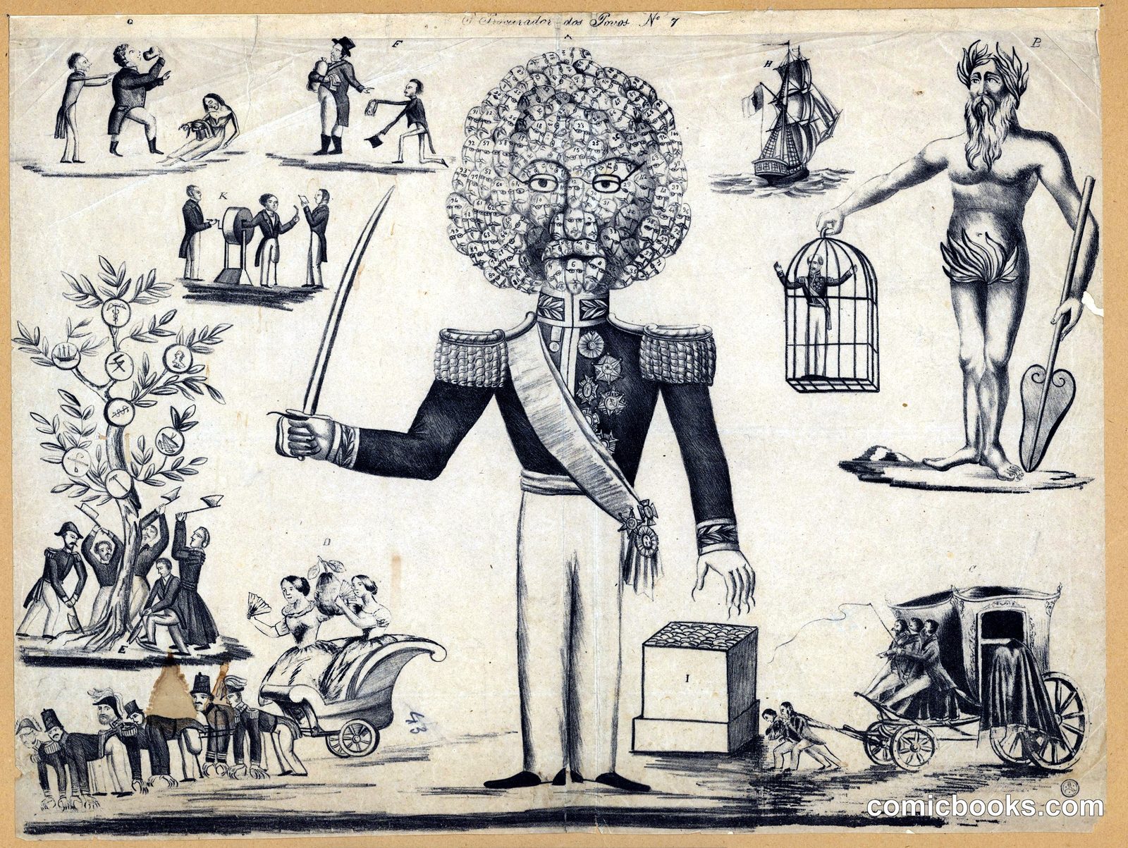 Political Caricature: The People's Advocate, No. 7