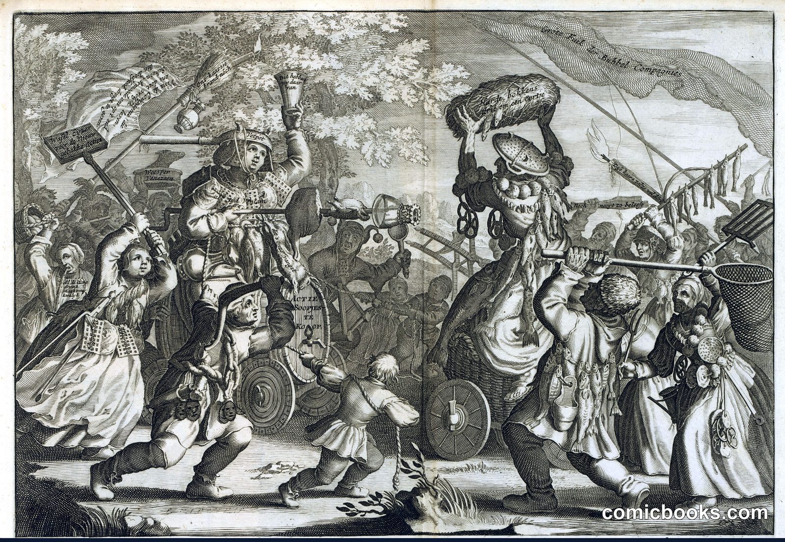 Strijd tussen de windhandel en de aanstaande armoede (Battle Between Wind-Trade and Impending Poverty)