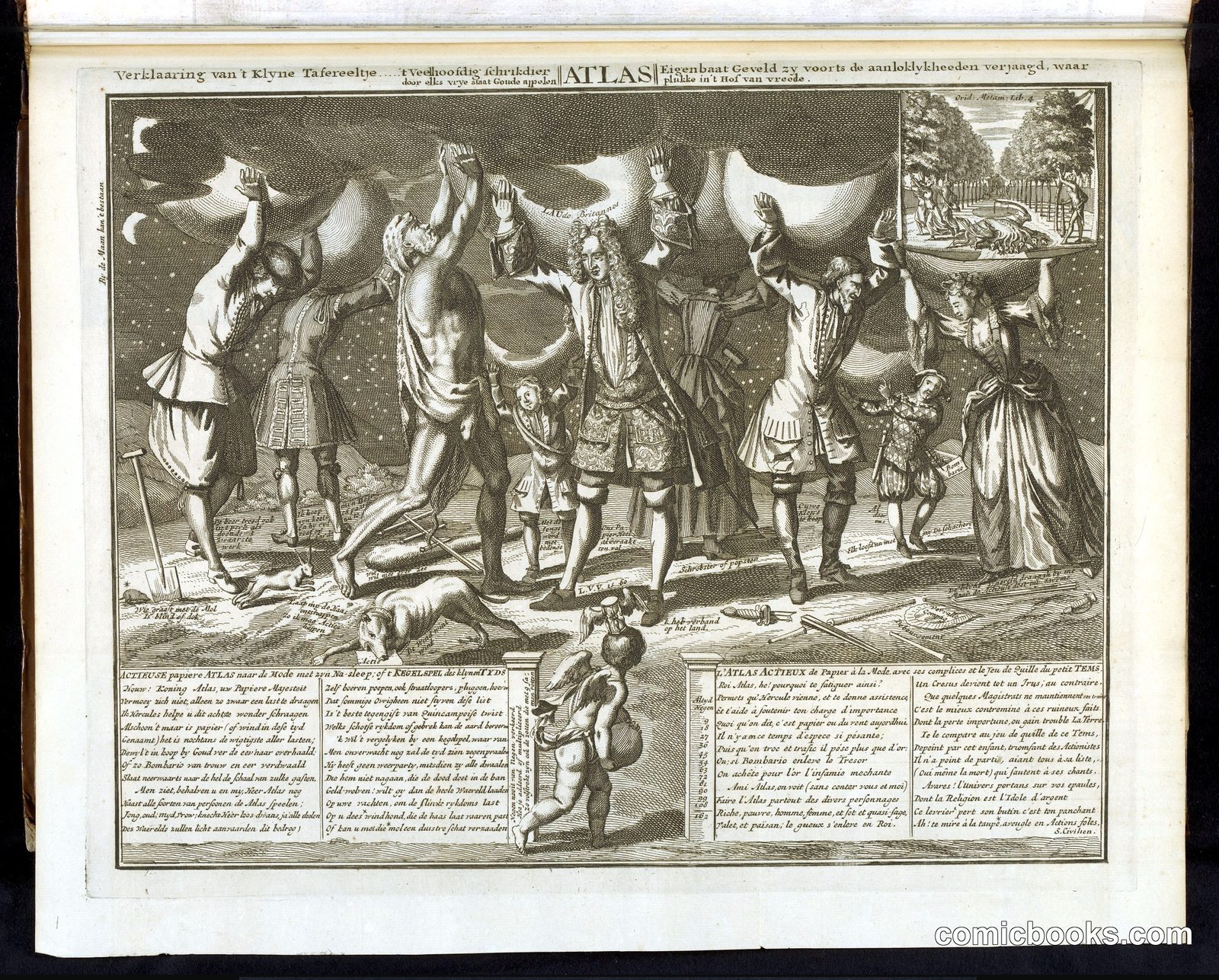 John Law and Others Bearing Their Debts on Their Shoulders