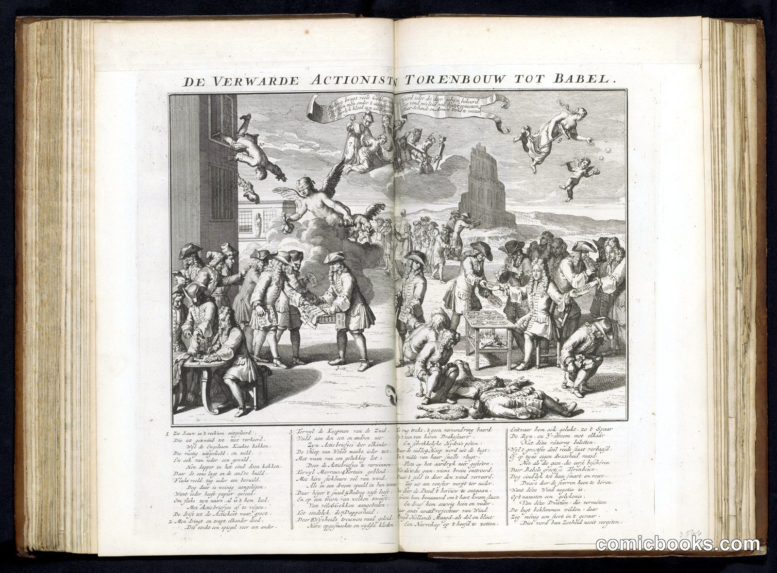 De Verwarde Actionisten Torenbouw tot Babel (The Confused Speculators Building the Tower of Babel)