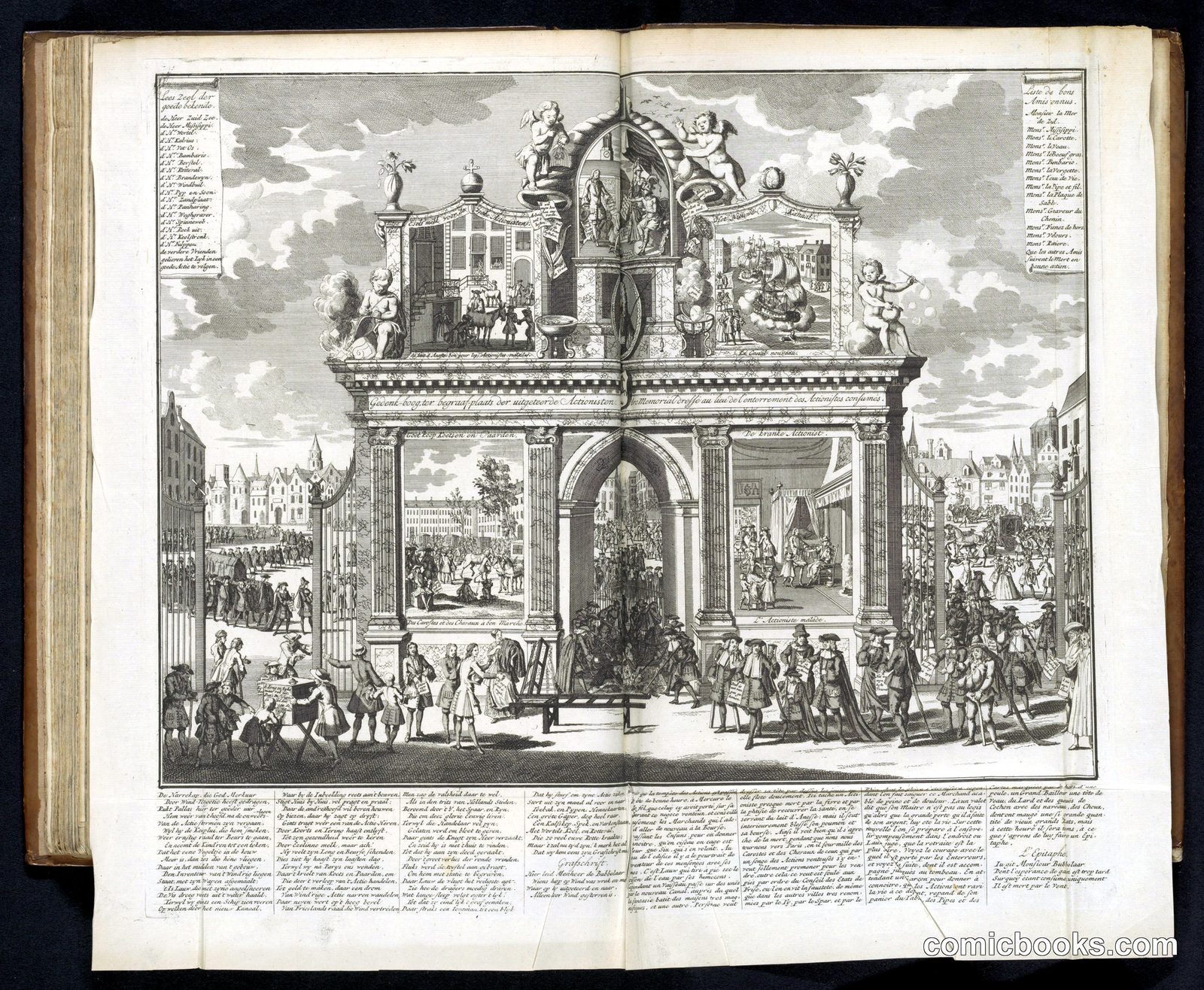 Erepoort bij het graf van de Actionisten (Triumphal Gate at the Grave of the Actionists)