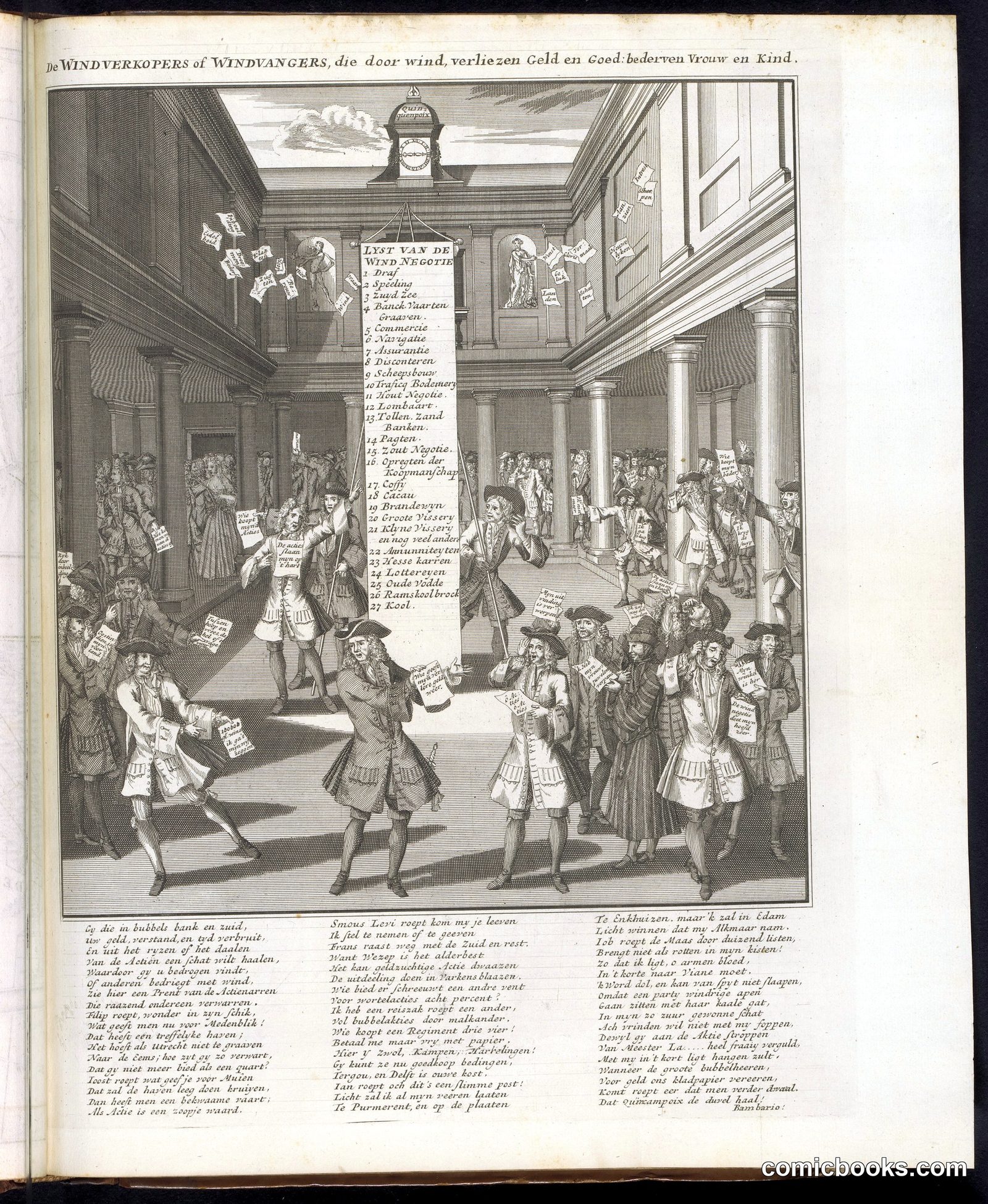 The Desperate Traders at Amsterdam's Stock Exchange