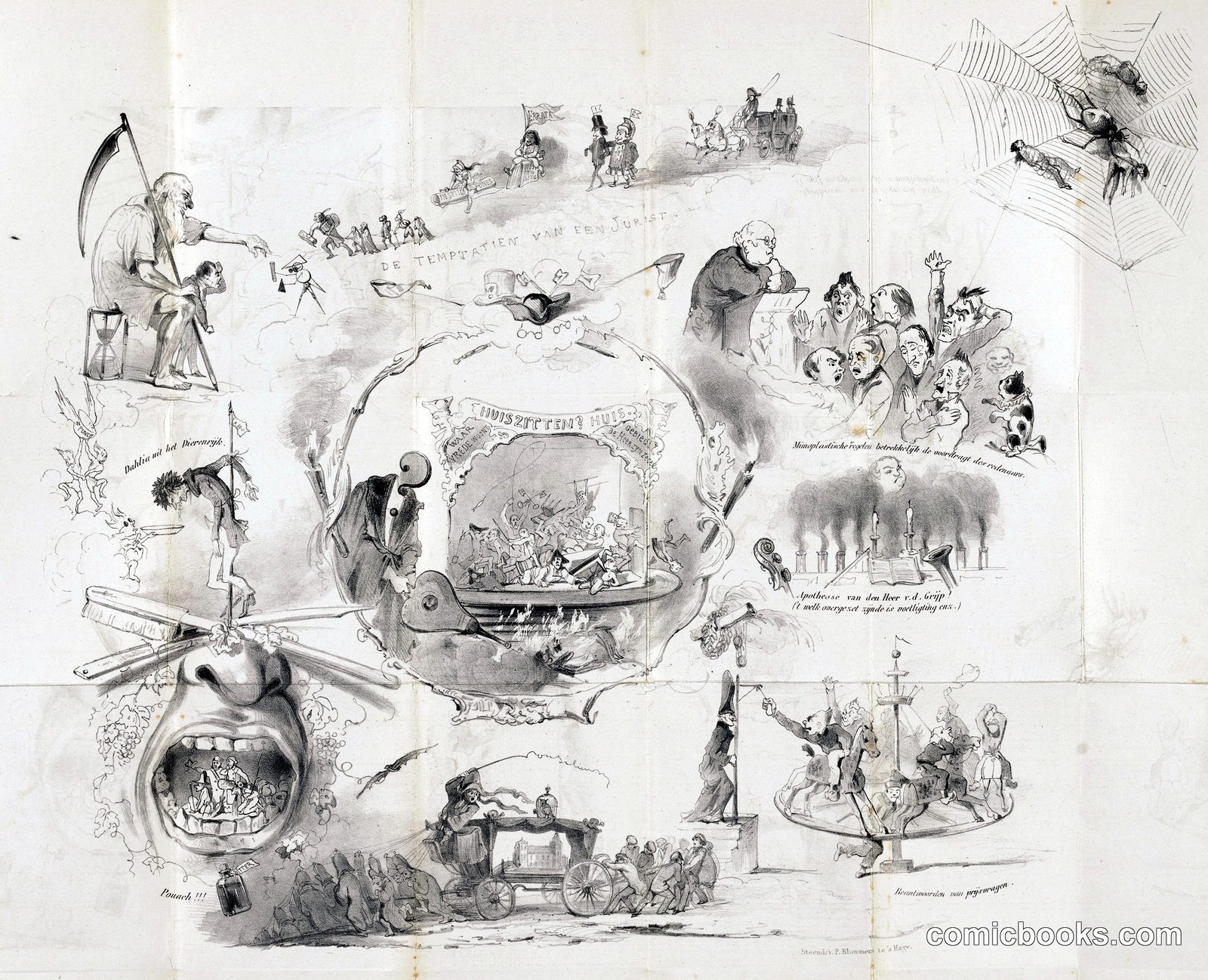 Political Satire Sheet, Leiden Student Almanac
