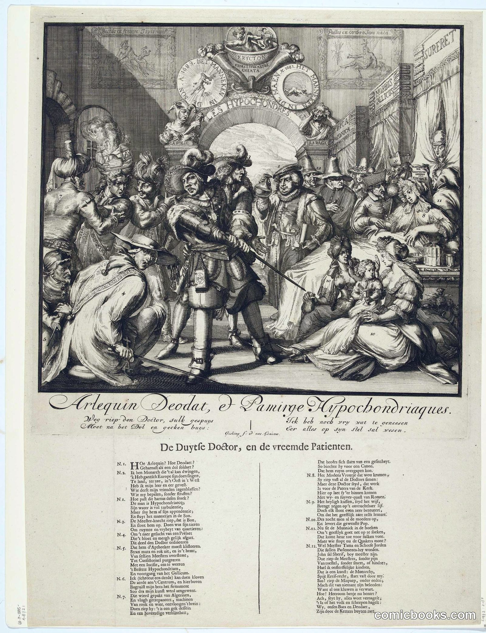 A Dutch Political Print on Louis XIV's Intervention in English Succession
