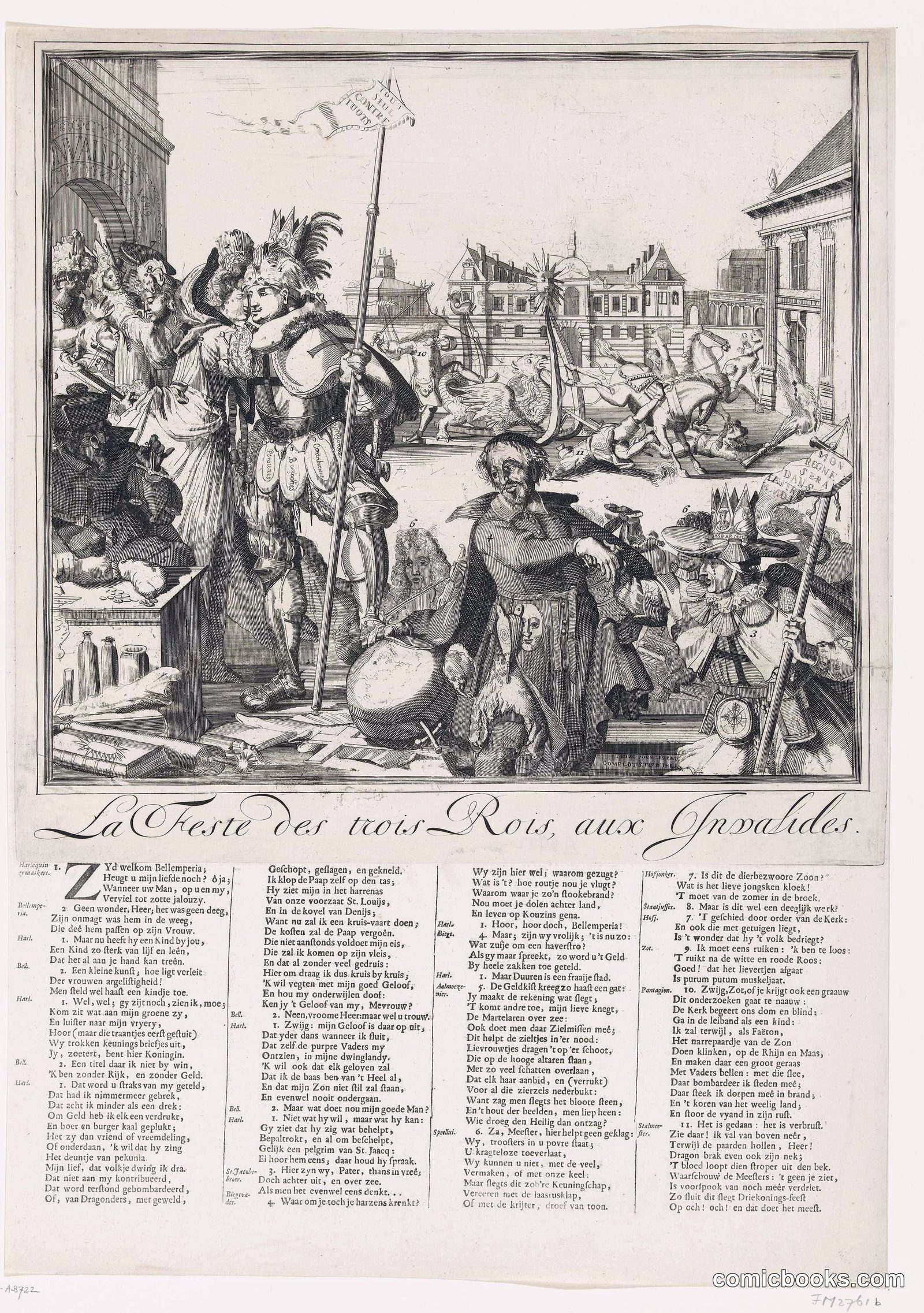 La Feste Des fools—Roys, aux Invalides (The Feast of Fools—Kings, at the Invalides)