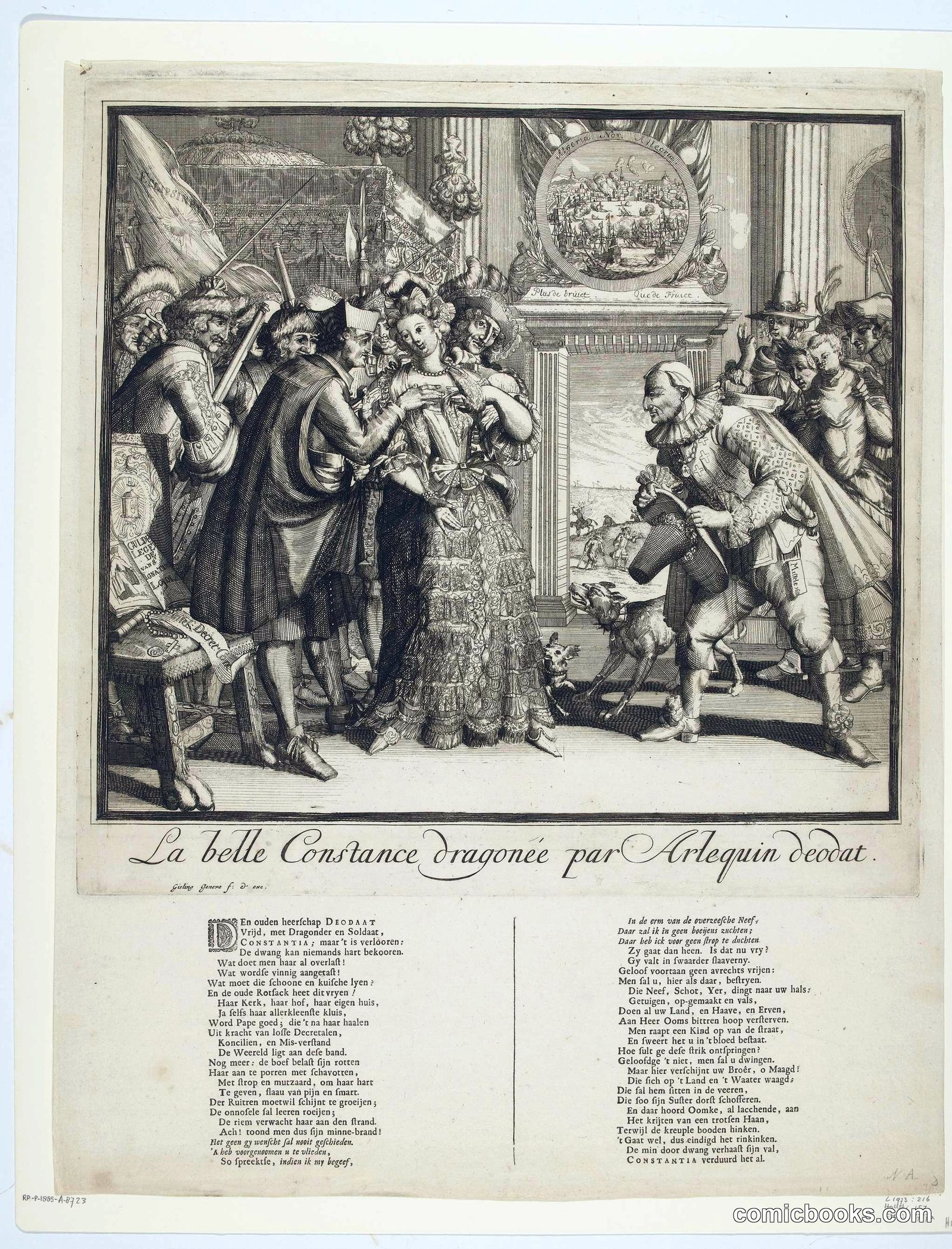 La belle Constance Dragonée par Arlequin s'evat