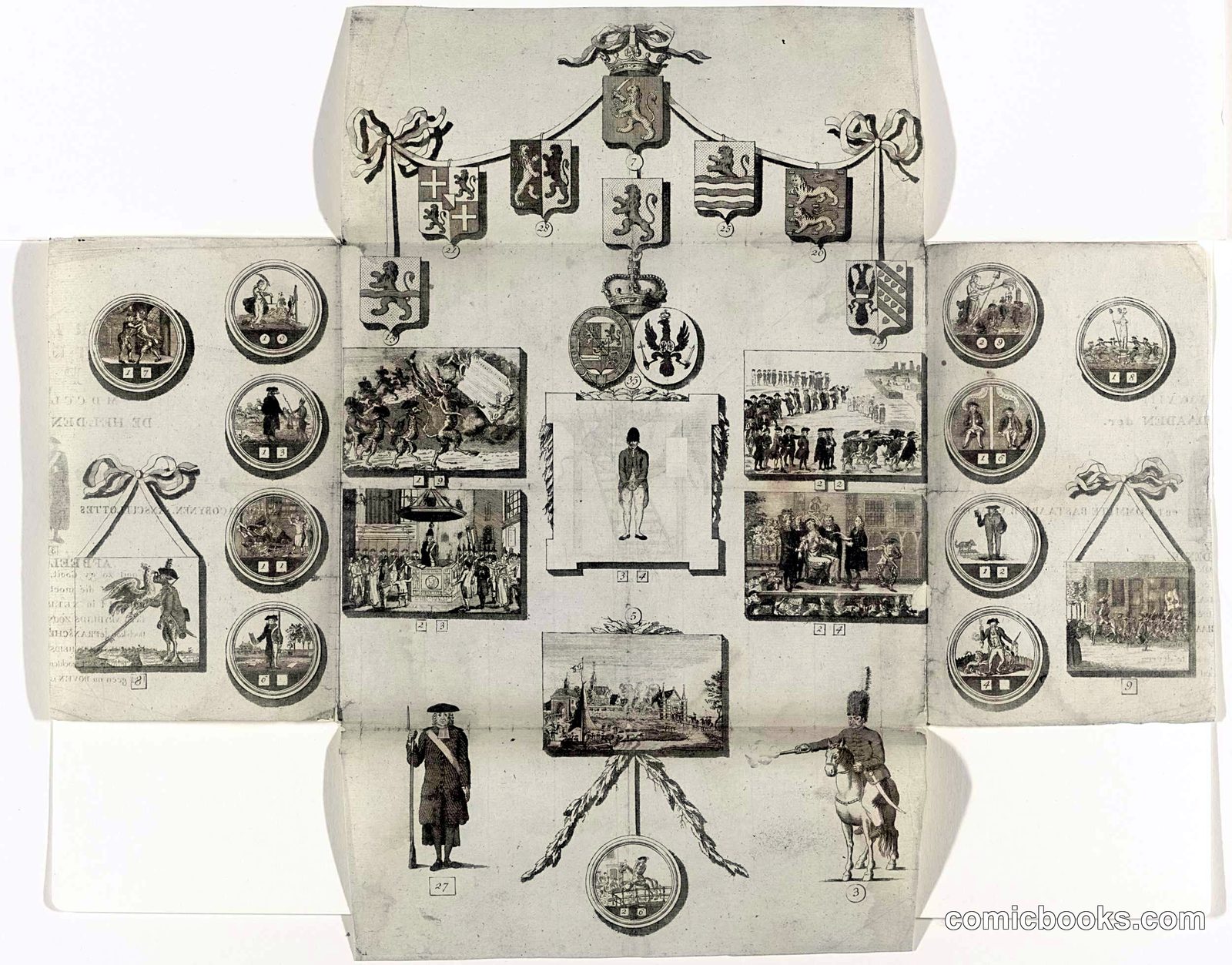 Bordspel over de patriotten (Game of the Patriots)